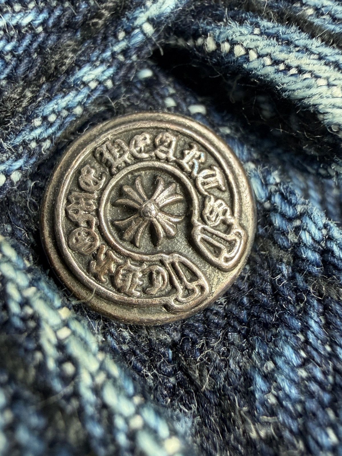 Chrome Hearts Chrome Hearts Multicolor Cross Patches Blue Jeans Size US 38 / EU 54 - 7 Thumbnail
