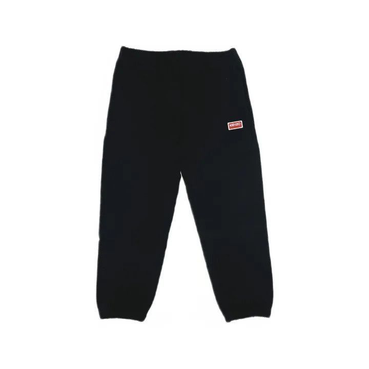 Kenzo KENZO Black Logo Knit Jogging Pants for Men -2507 Size US 34 / EU 50 - 2 Thumbnail