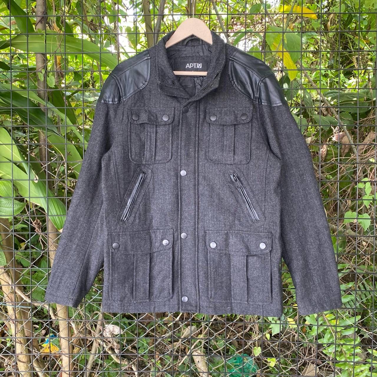 Apt. 9 × If Six Was Nine × Japanese Brand APT9 Wool Multi Pocket Punk Style Jacket Size US S / EU 44-46 / 1 - 1 Thumbnail