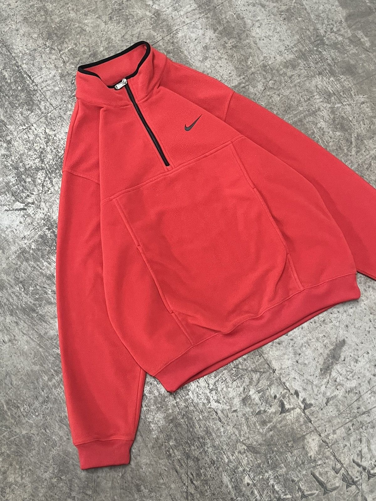 Nike × Vintage Nike vintage zip up fleece jacket y2k rare hype streetwear Size US L / EU 52-54 / 3 - 2 Thumbnail