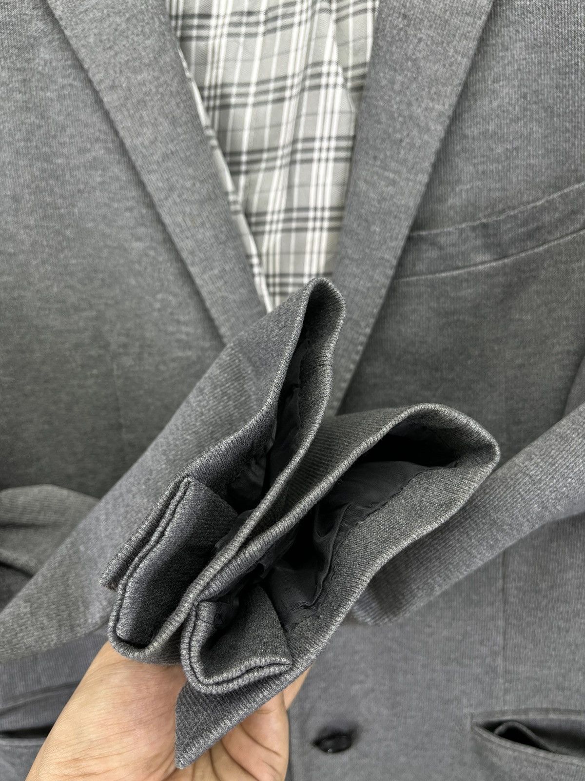 Burberry Vintage Burberry Black Label Grey Blazer Coat Jacket Size M / US 6-8 / IT 42-44 - 11 Thumbnail