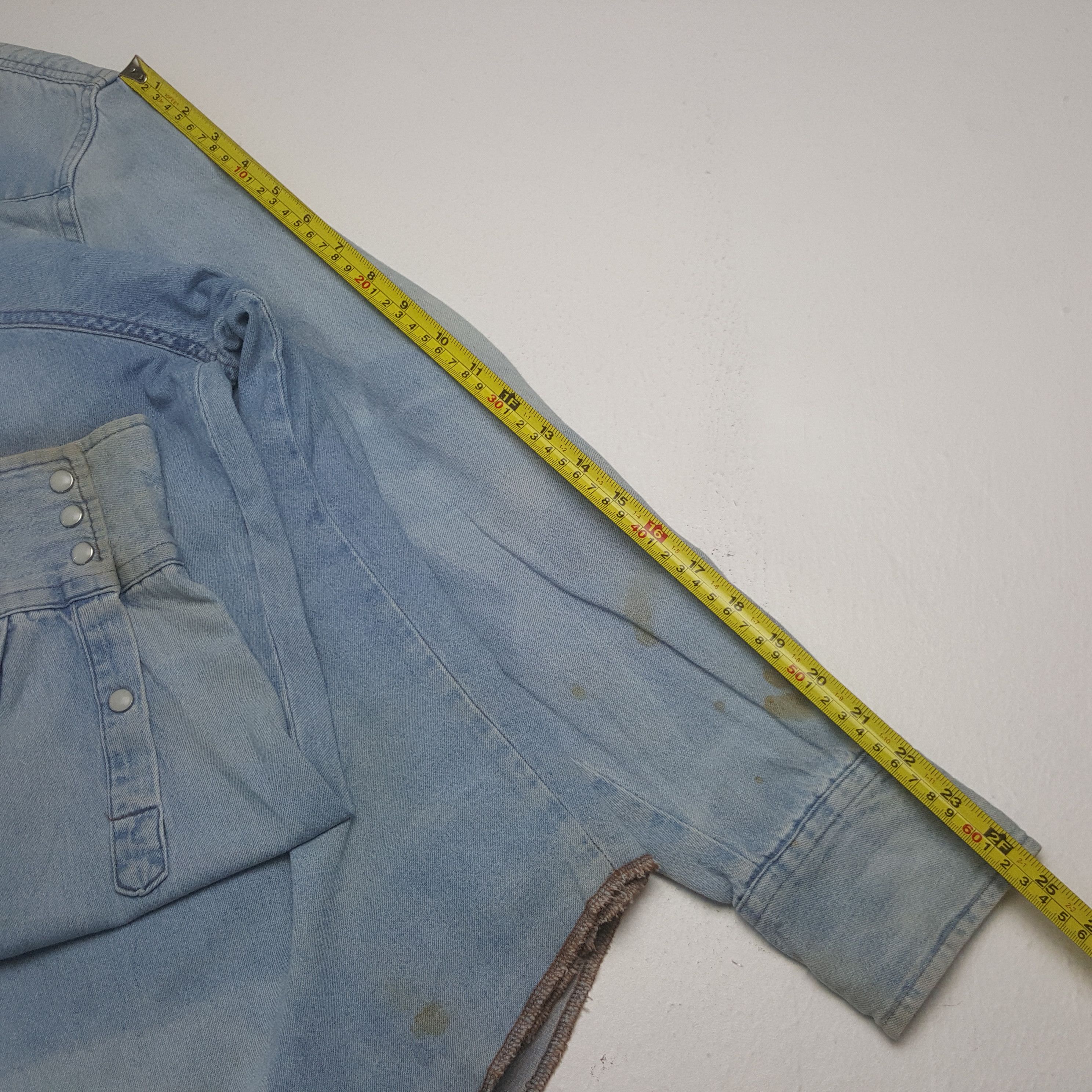 Sugar Cane Vintage Sugar Cane Japanese Brand Denim Shirt Button Up Size US L / EU 52-54 / 3 - 6 Thumbnail