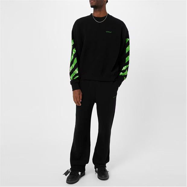 o1g2r1mq0424 Sweatshirts in Black & Green