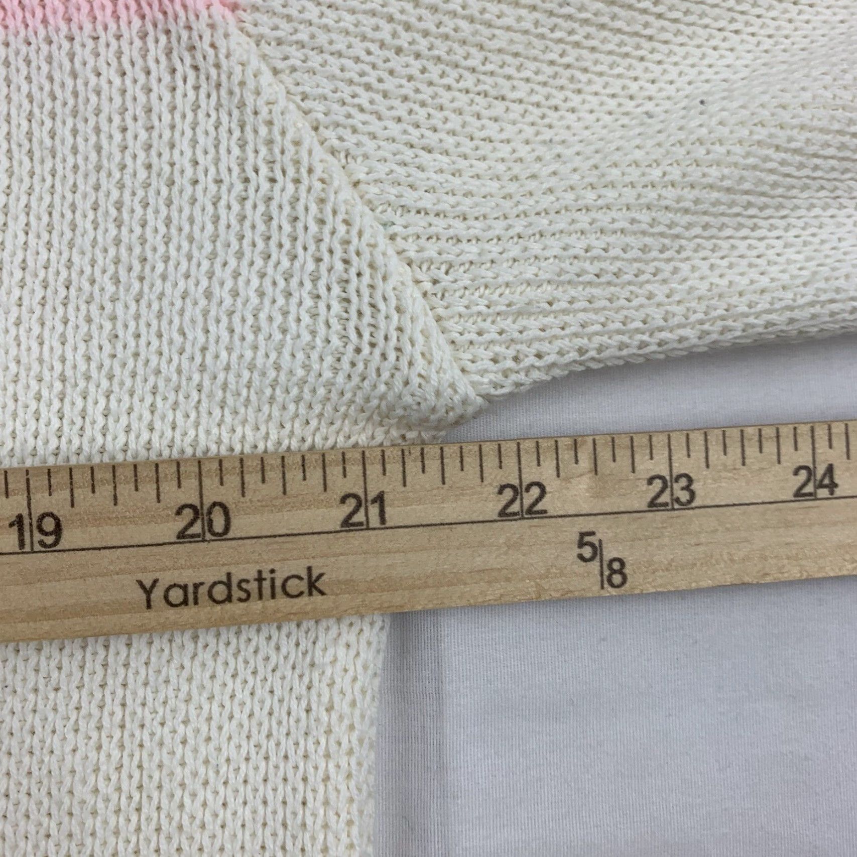 Vintage VINTAGE Fresh Young Image Sweater Womens Medium White Mock Neck Pullover Knit 90s 80s Size M / US 6-8 / IT 42-44 - 7 Thumbnail