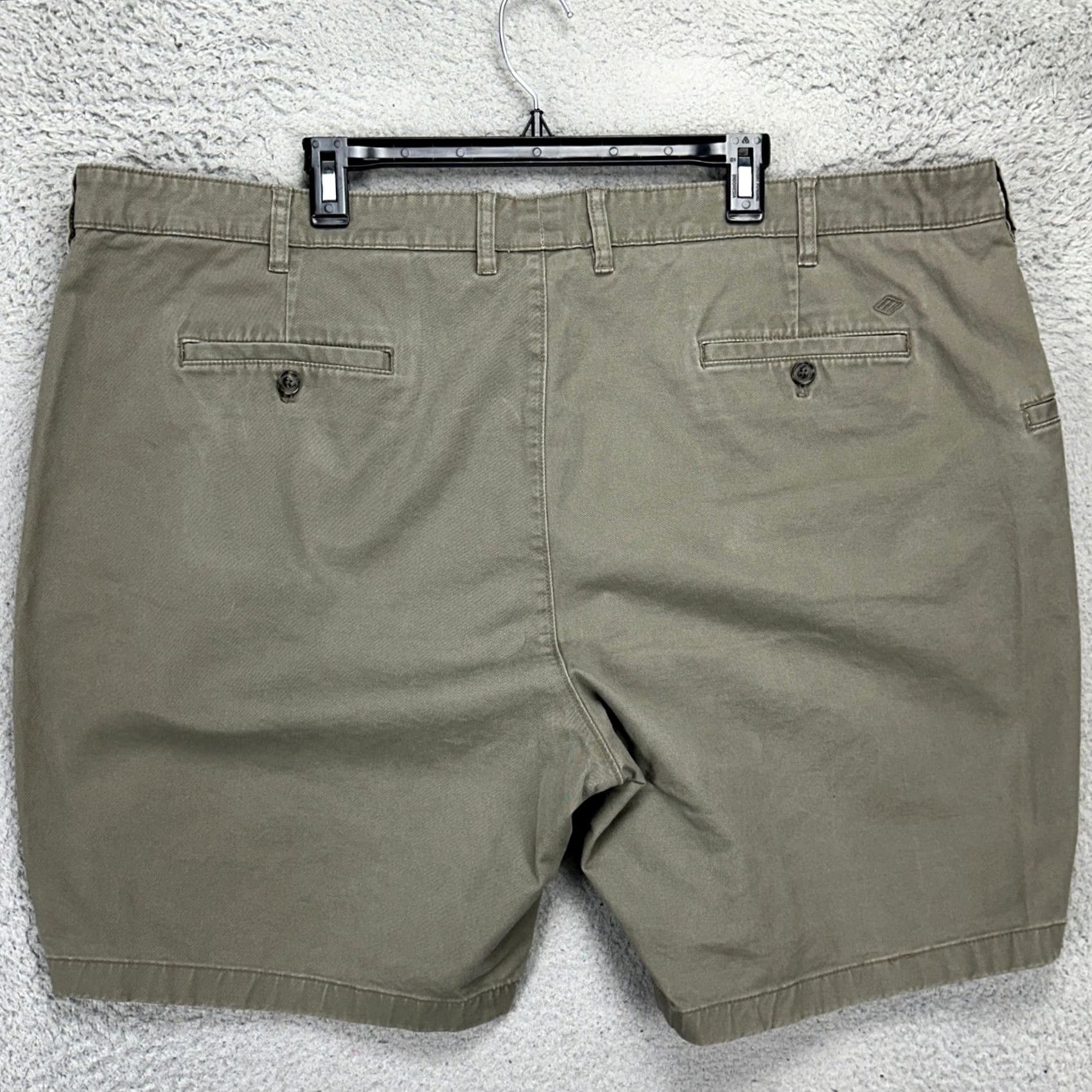 Joseph Abboud Joseph Abboud Khaki Shorts Mens 48 Olive Green Flat Front Casual Stretch Pocket Size US 32 / EU 48 - 2 Thumbnail