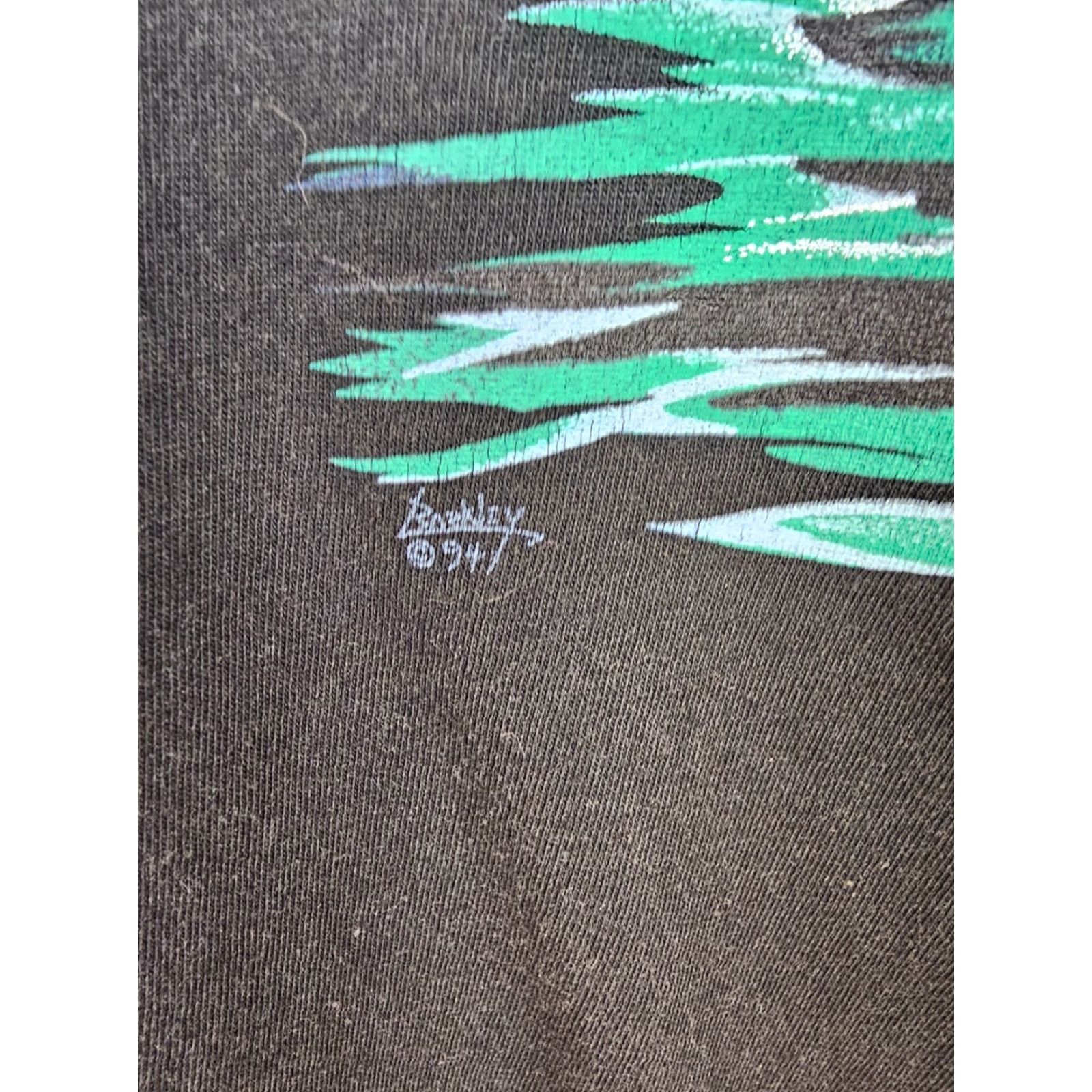 Vintage VINTAGE COMMON LOON BLACK PAPER THIN SINGLE STITCH 50/50 T-SHIRT SZ XLARGE Shirt Mens XL Black 80s Size US XL / EU 56 / 4 - 3 Thumbnail