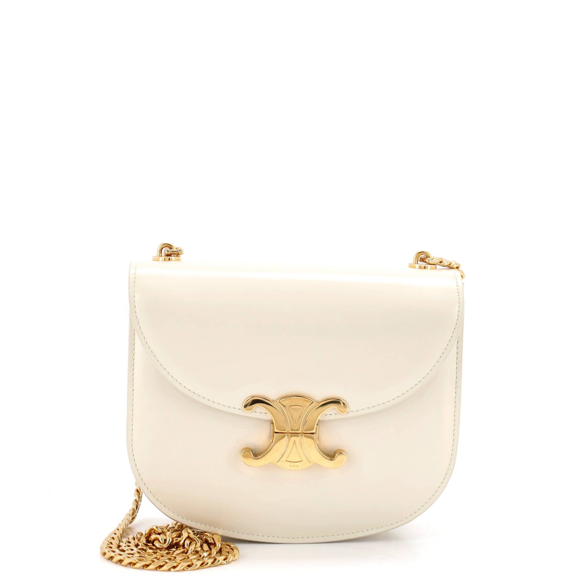 Celine Triomphe Besace Clea Chain Flap Bag Size ONE SIZE - 1 Thumbnail