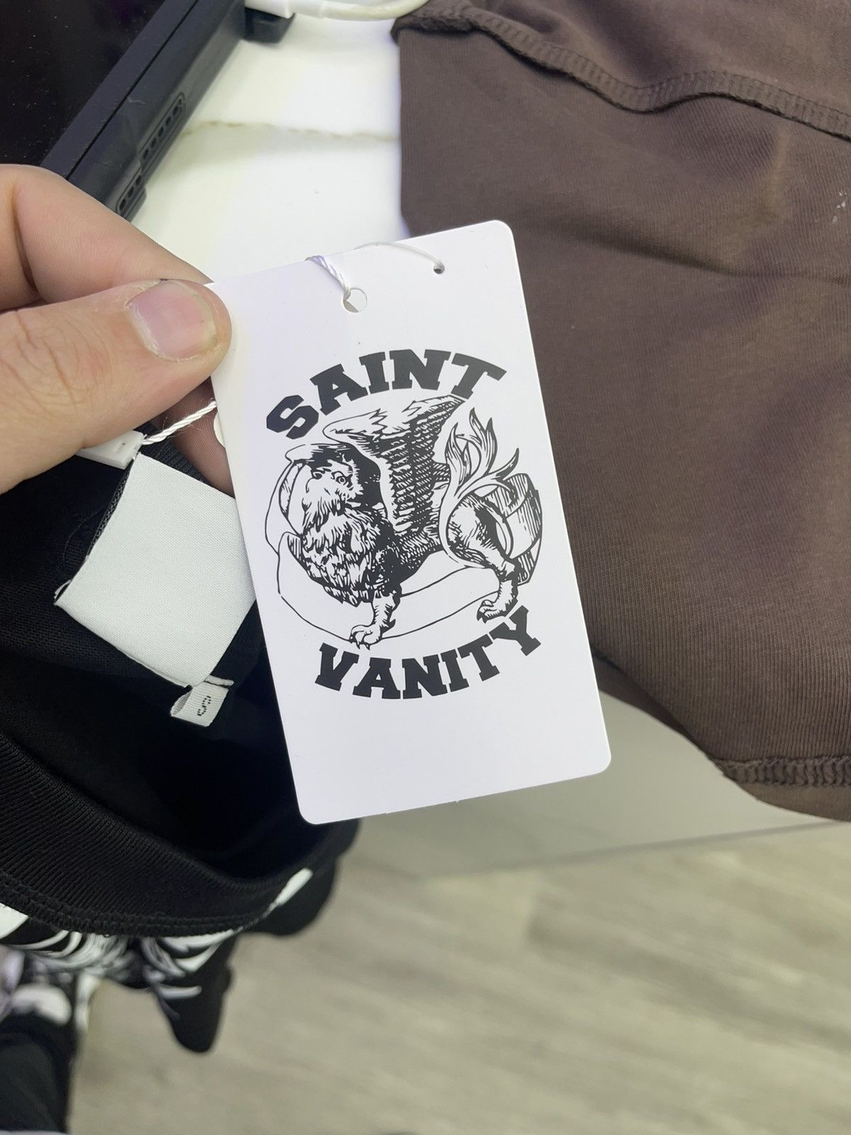 Saint Vanity Saint vanity tee (black/white) Size US S / EU 44-46 / 1 - 4 Thumbnail
