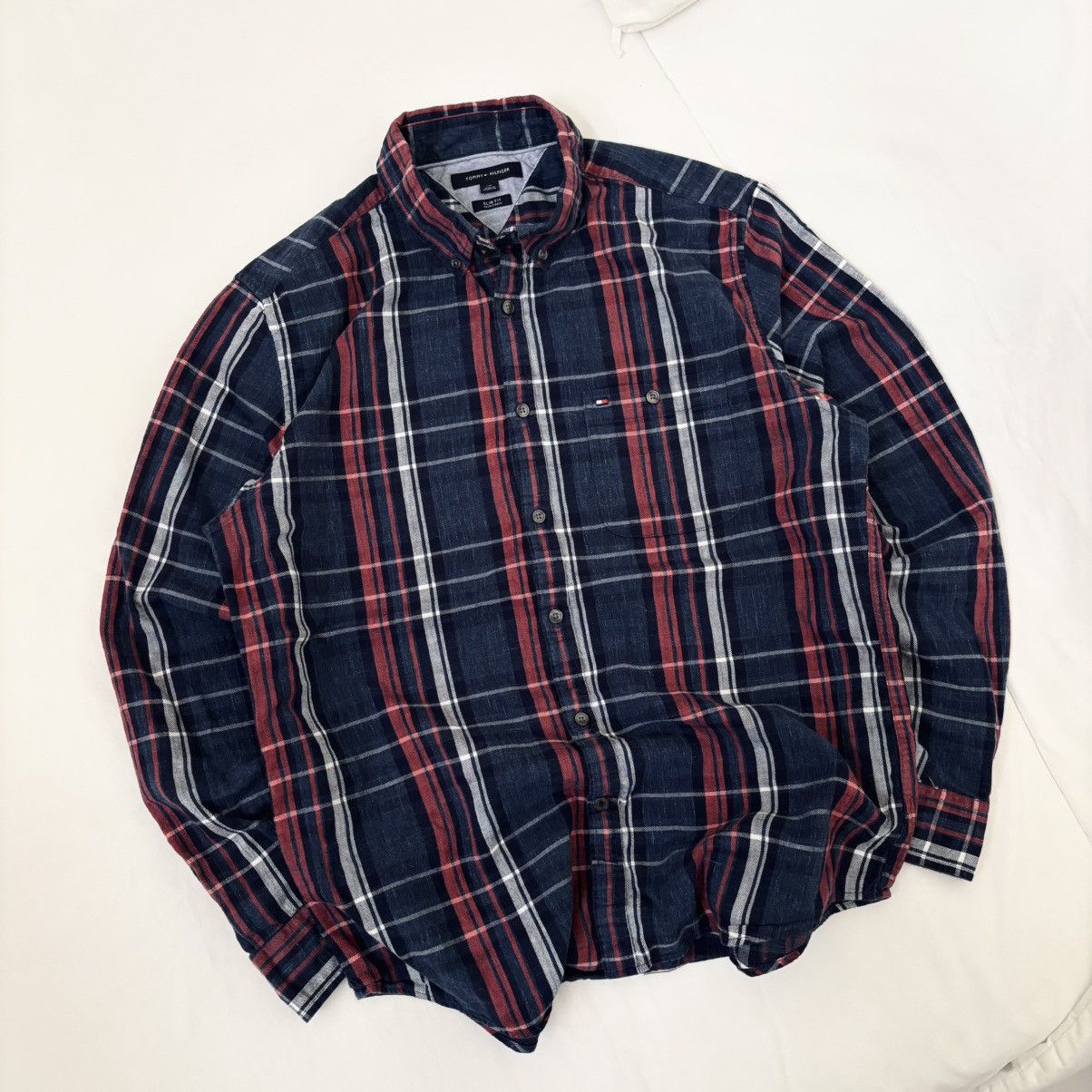 Tommy Hilfiger Tommy Hilfiger Flannel Size US L / EU 52-54 / 3 - 1 Thumbnail