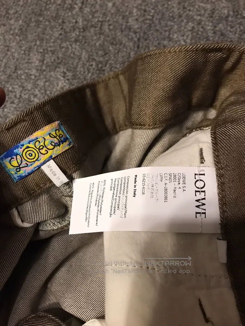 Loewe Loewe Casual pants, tri-color pocket cargo pants, straight Size US 34 / EU 50 - 5 Thumbnail