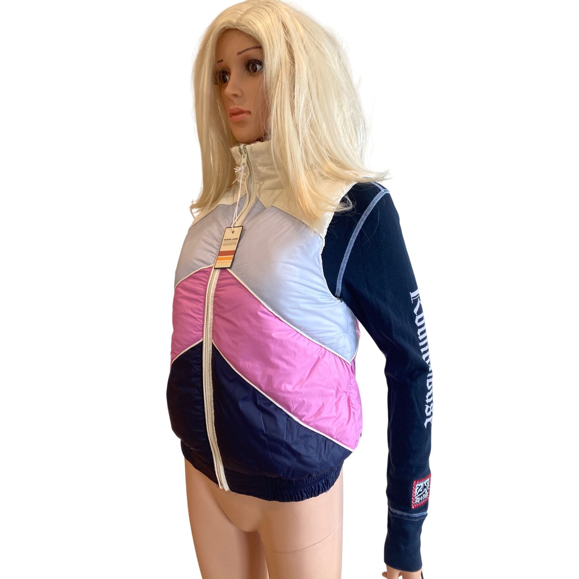 Marine Layer NWT Marine Layer XS Reversible Antuco Puffer Vest Ivory Pink Size XS / US 0-2 / IT 36-38 - 15 Thumbnail