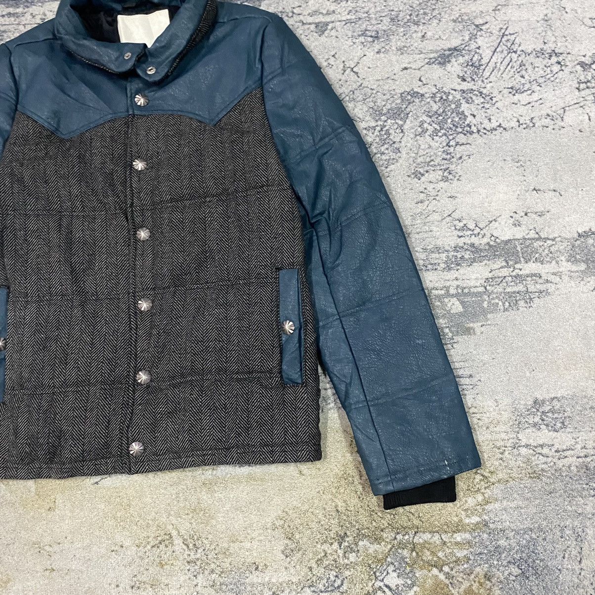 Japanese Brand Vintage Dowbl Wool Leather Jacket Size US S / EU 44-46 / 1 - 5 Thumbnail