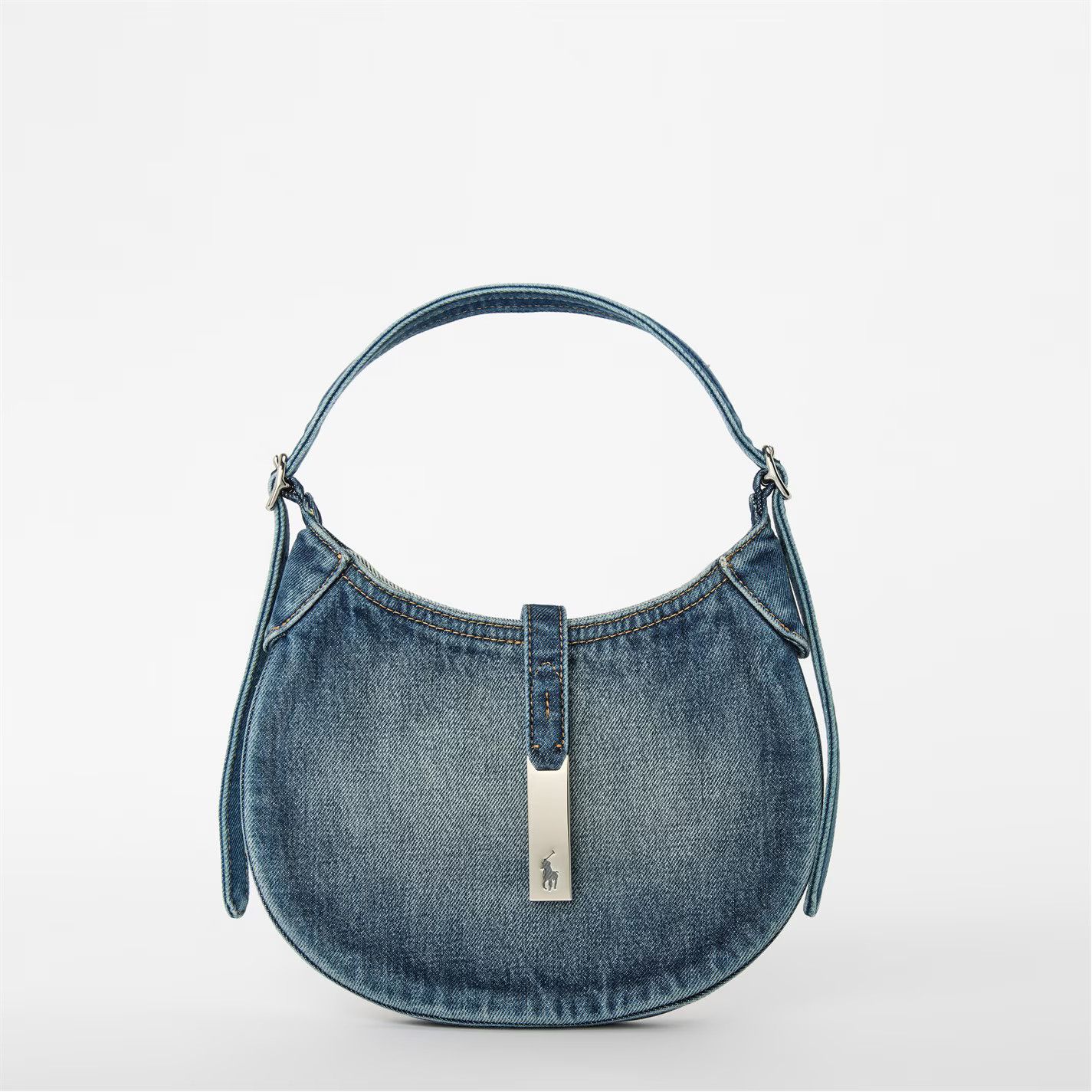 Polo Ralph Lauren o1g2r1mq0825 Size: OS / Calfskin Mini Shoulder Bag in Blue Size ONE SIZE - 1 Thumbnail