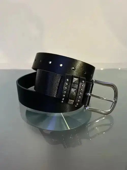 VIBE Triple Studded Buckle Belt Size ONE SIZE - 3 Thumbnail
