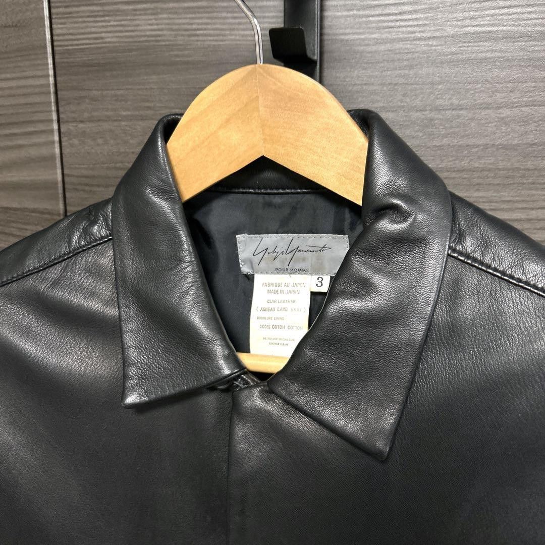 Yohji Yamamoto yohji yamamoto pour homme short sleeve shirt sheep leather Size US L / EU 52-54 / 3 - 4 Thumbnail