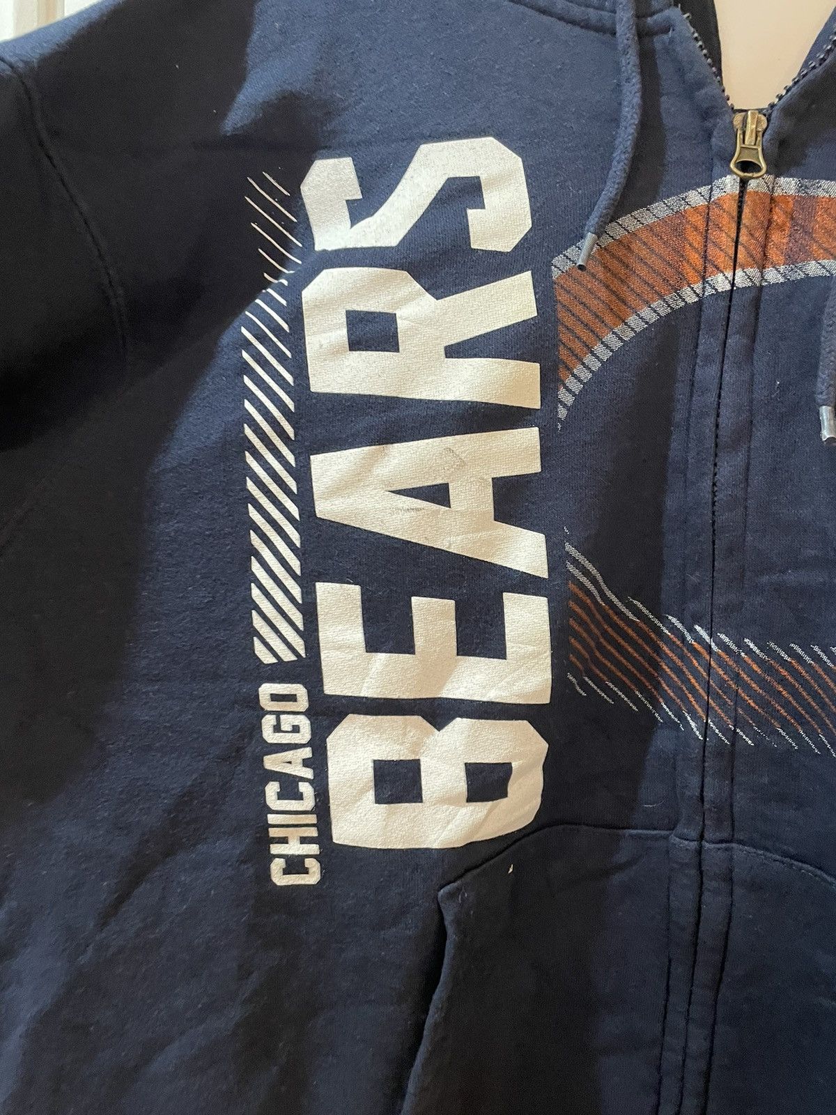 NFL 🔥 vintage Chicago Bears Full Zip Hoodie – Official NFL Size US L / EU 52-54 / 3 - 2 Thumbnail