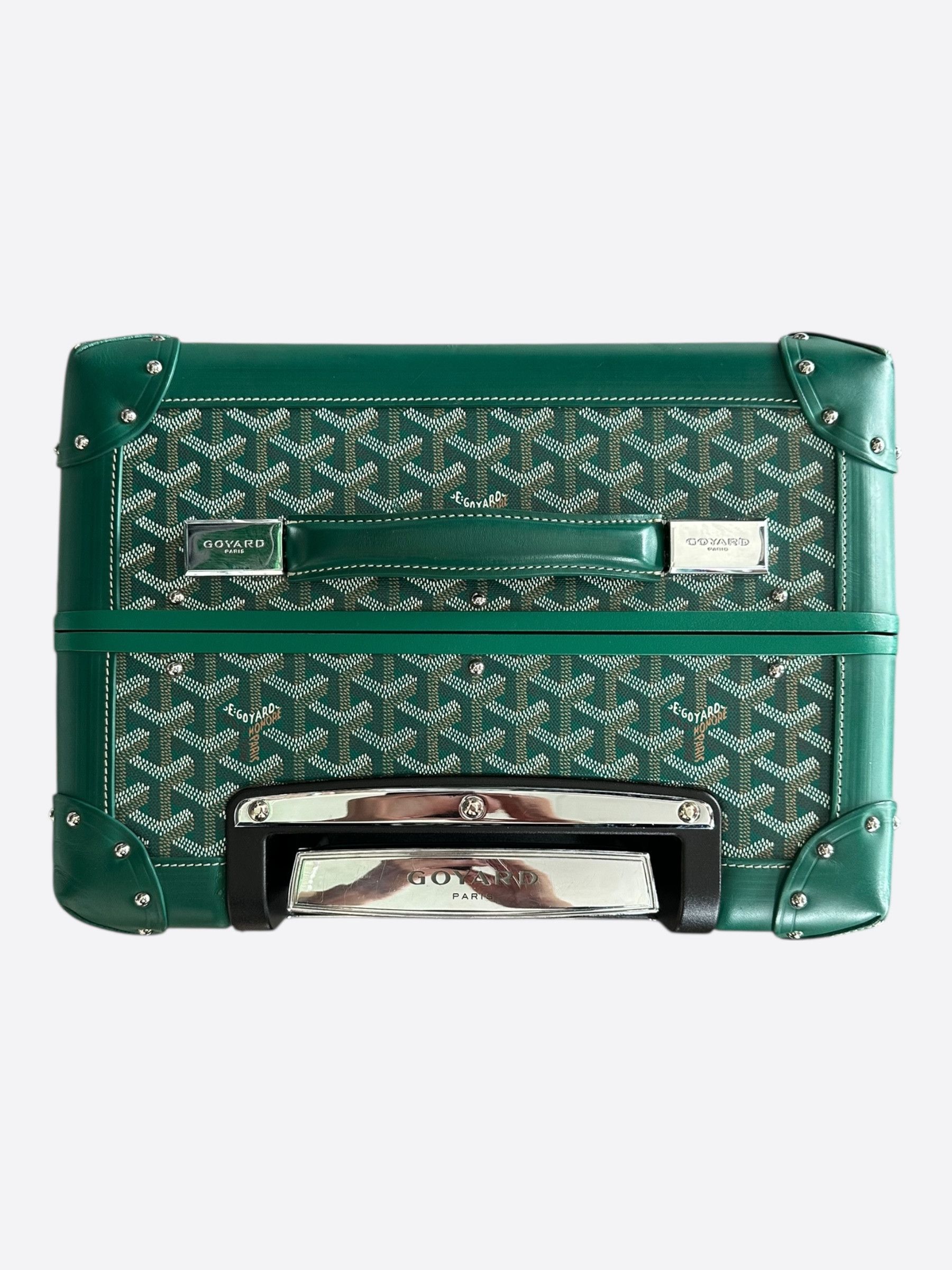 Goyard Goyard Green Bourget PM Trolley Case Size ONE SIZE - 5 Thumbnail