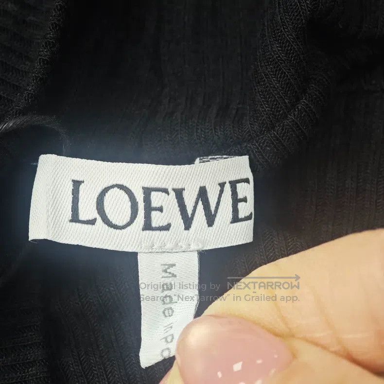 Loewe Loewe Black Leather Label Stretchy Sweater Size M / US 6-8 / IT 42-44 - 5 Thumbnail
