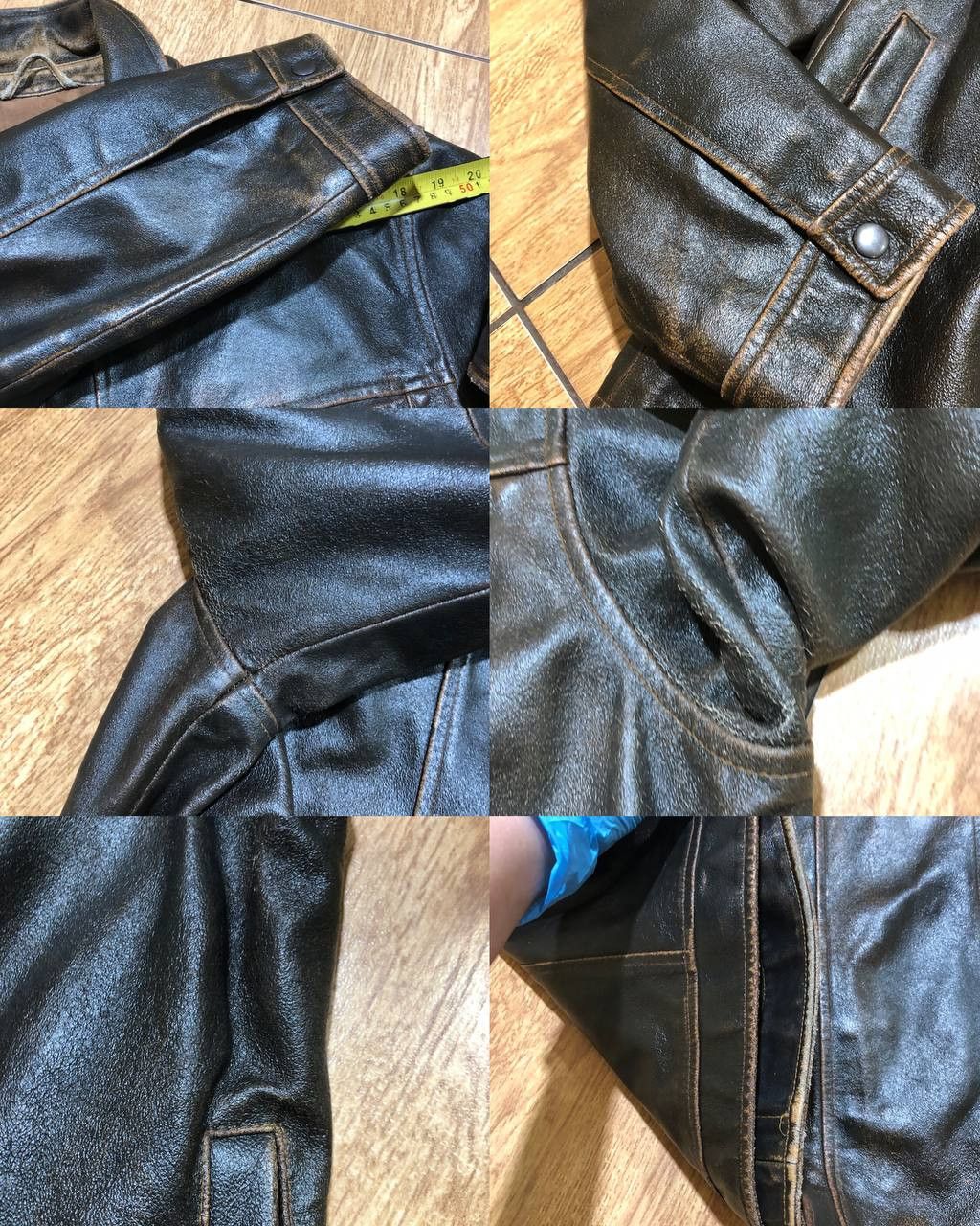 Gap Gap Vintage Leather Jacket Brown Mens Zip UP Size US L / EU 52-54 / 3 - 23 Thumbnail