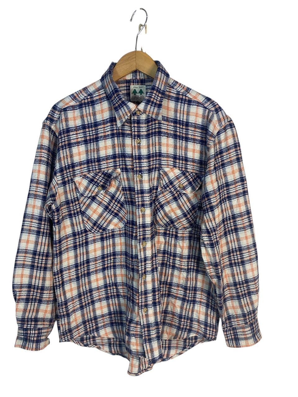 Flannel × Japanese Brand North sea ancestress flannel button up shirt Size US M / EU 48-50 / 2 - 1 Thumbnail