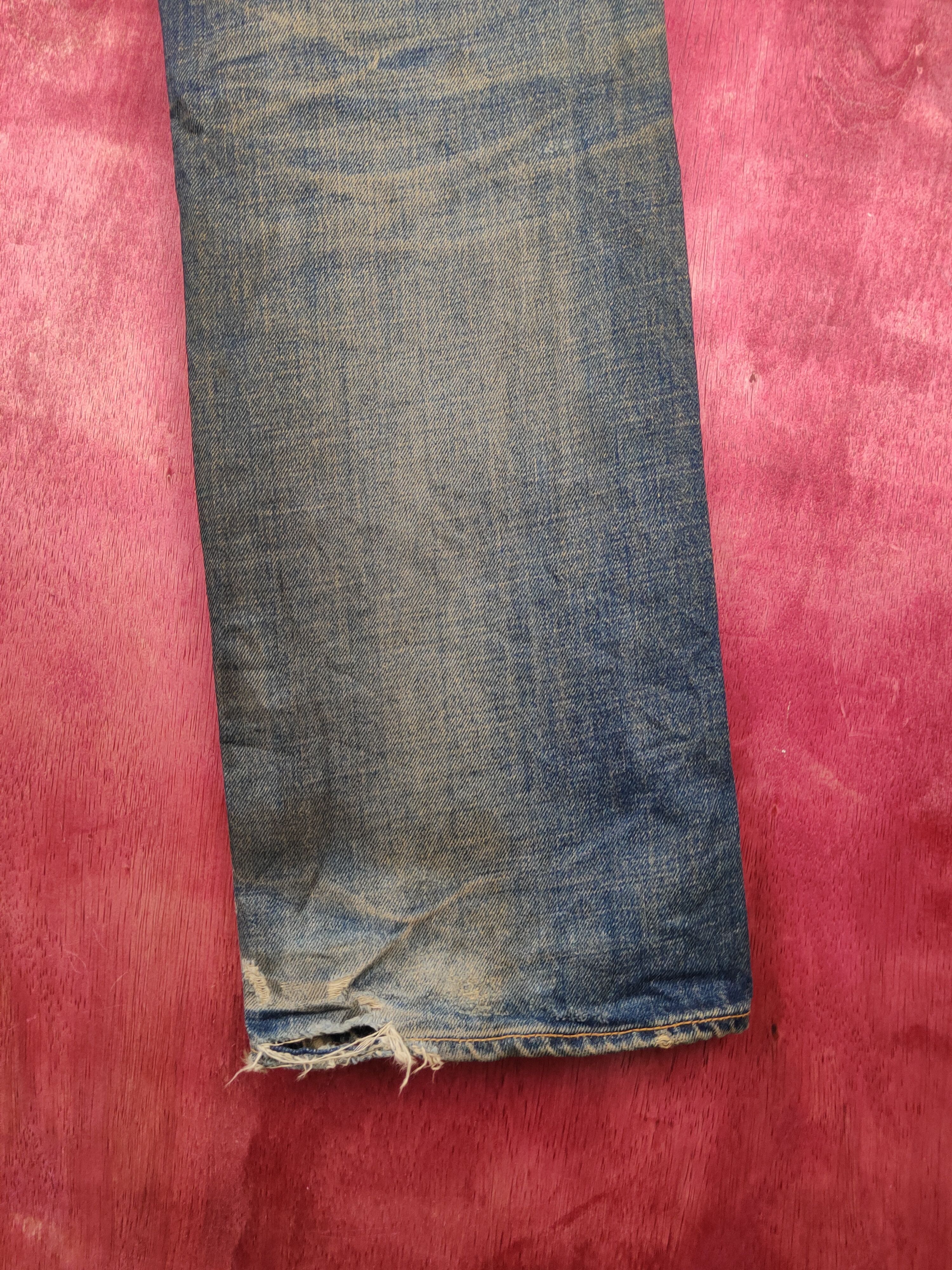 Energie D Energie Dark Blue Distressed faded jeans Denim #S1540 Size US 29 - 13 Thumbnail
