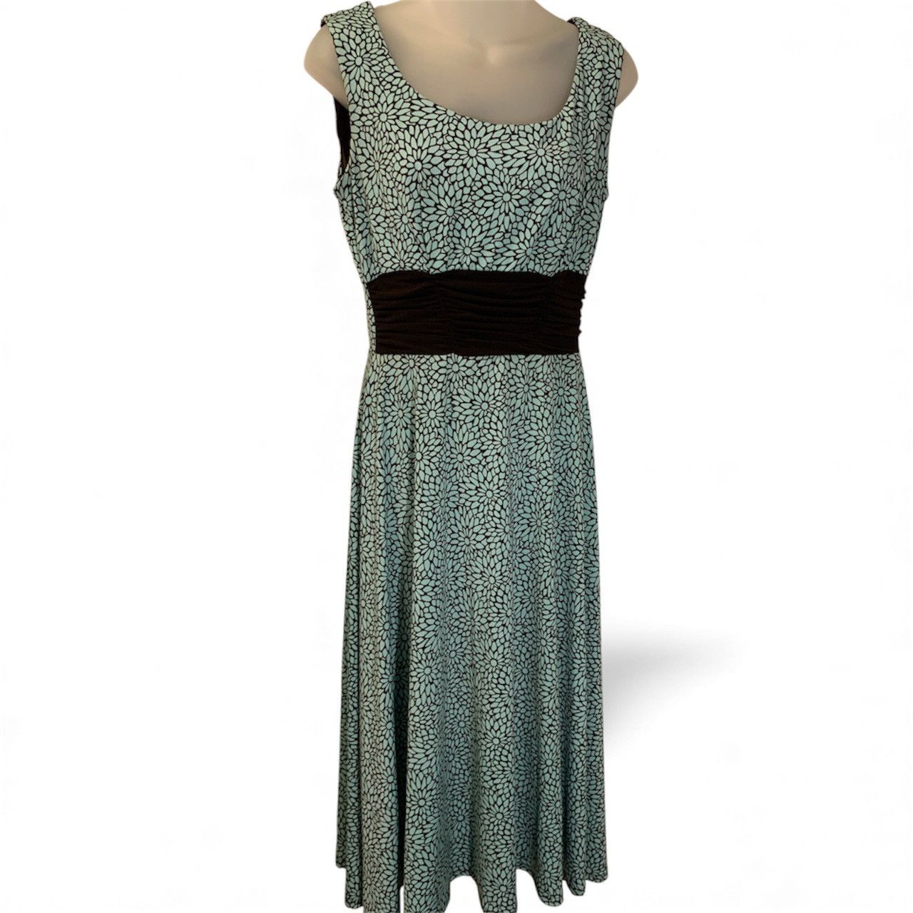 Other Teal and Black Midi Dress Size M / US 6-8 / IT 42-44 - 1 Thumbnail