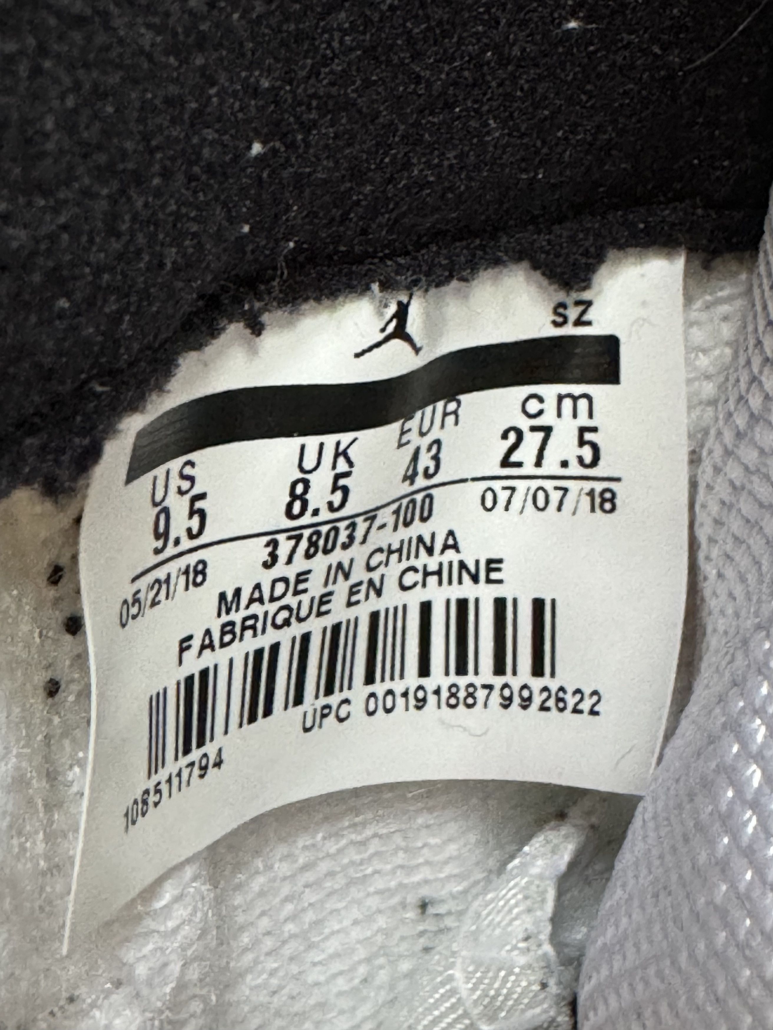 Jordan Brand Nike Air Jordan 11 Retro Concord Size US 9.5 / EU 42-43 - 9 Thumbnail