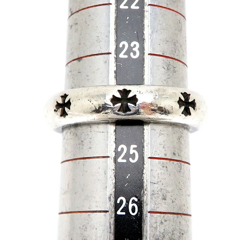 Chrome Hearts US 11.5 RARE SIZE CHROME HEARTS PLUS BAND RING silver Size ONE SIZE - 3 Thumbnail