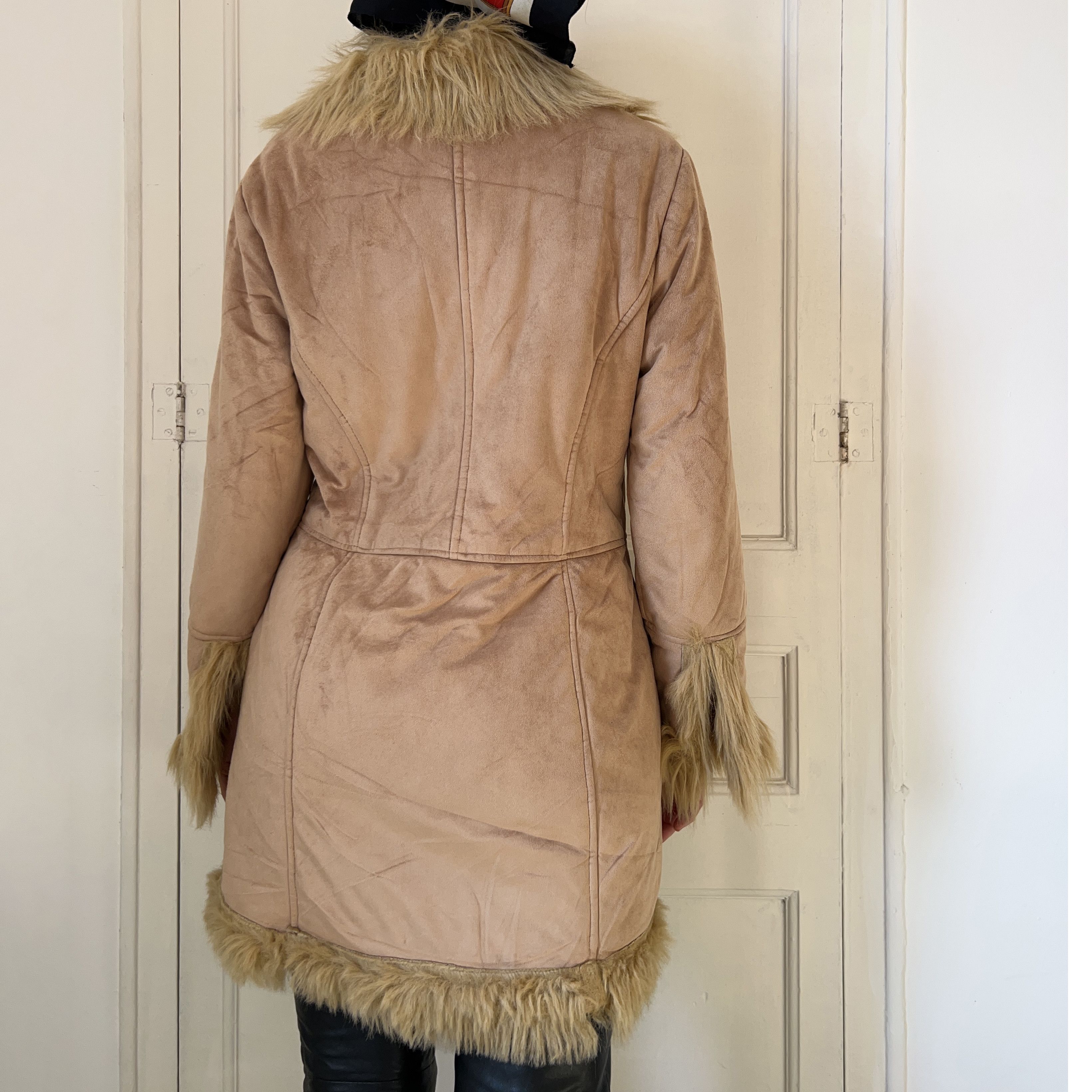 Vintage Vintage 70s Faux Suede Penny Lane Coat Size M / US 6-8 / IT 42-44 - 2 Thumbnail