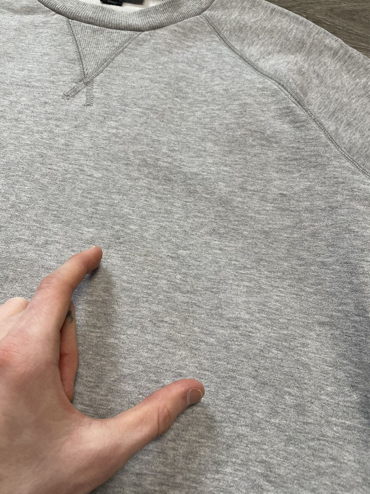 Yohji Yamamoto Yohji Yamamoto x Adidas Y-3 Big Logo Gray Sweatshirt Size US M / EU 48-50 / 2 - 6 Thumbnail