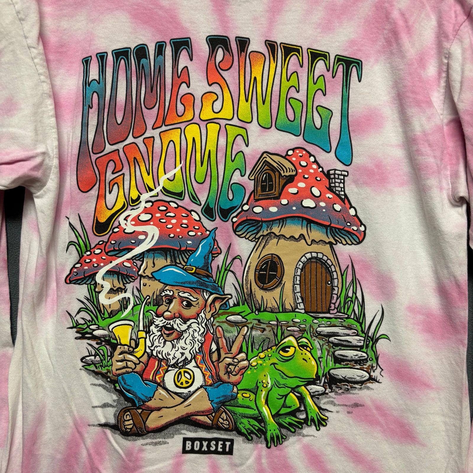 Other Boxset Tie Dye Gnome Frog Long Sleeve Shirt Medium Psychedel Size US M / EU 48-50 / 2 - 1 Thumbnail
