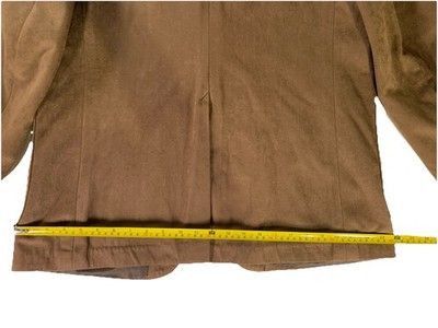 Other Vintage Size 40R Two Button Tailored Faux Suede Sport Coat B Size 40R - 13 Thumbnail