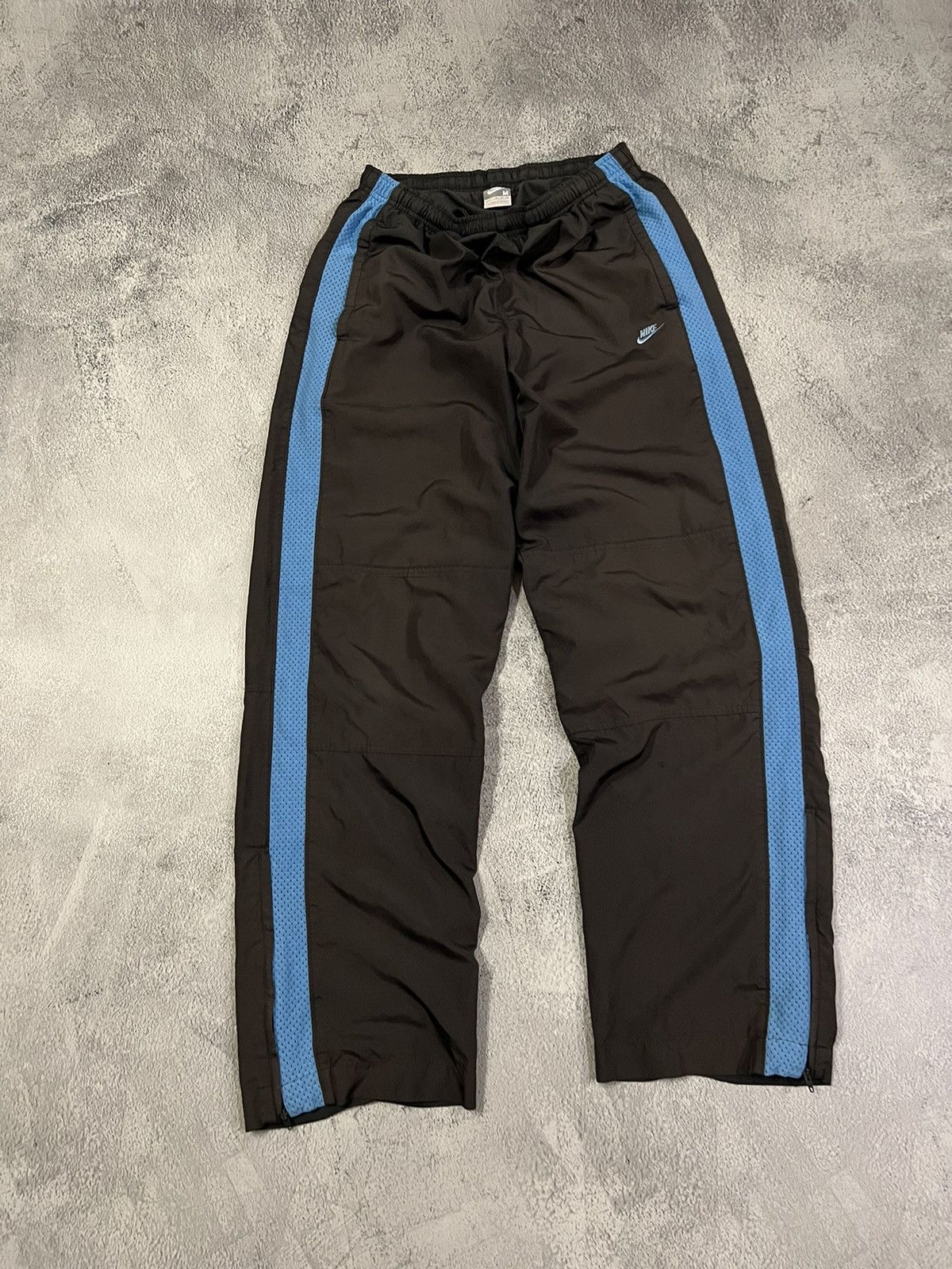 Vintage Vintage Y2k Nike Nylon Drill Track Pants 00’s Size US 32 / EU 48 - 4 Thumbnail