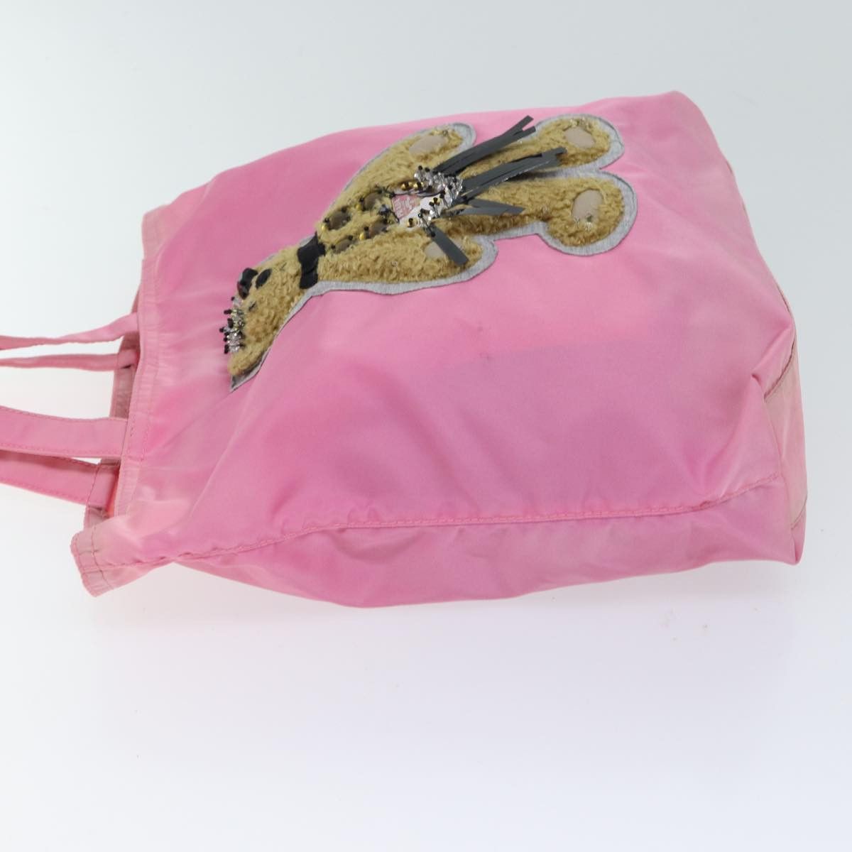 Prada PRADA Hand Bag Nylon Pink Size ONE SIZE - 5 Thumbnail