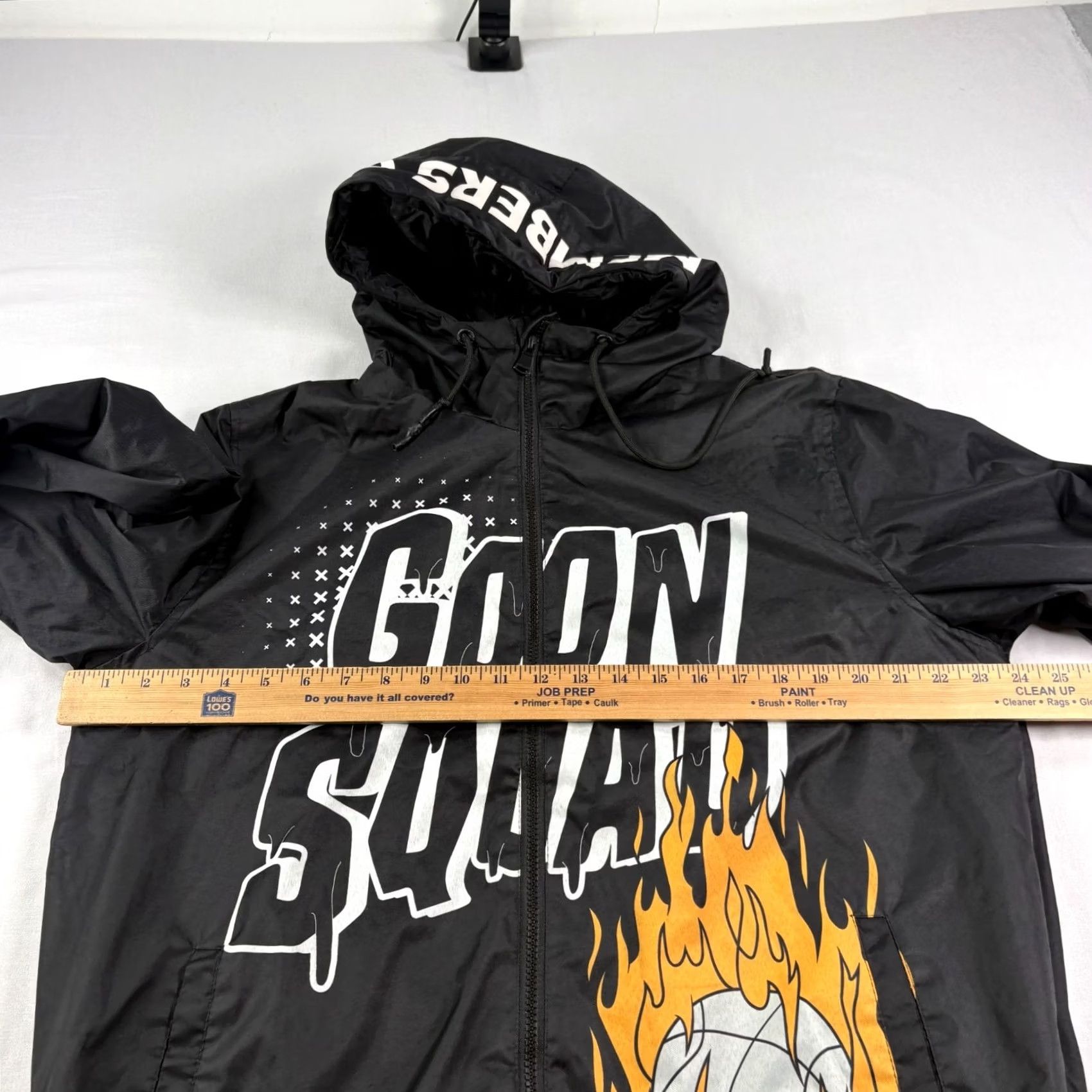 Members Only Members Only Jacket Mens M Black Looney Tunes Goon Squad Graphic Bomber Full Zip Hooded Size US M / EU 48-50 / 2 - 5 Thumbnail