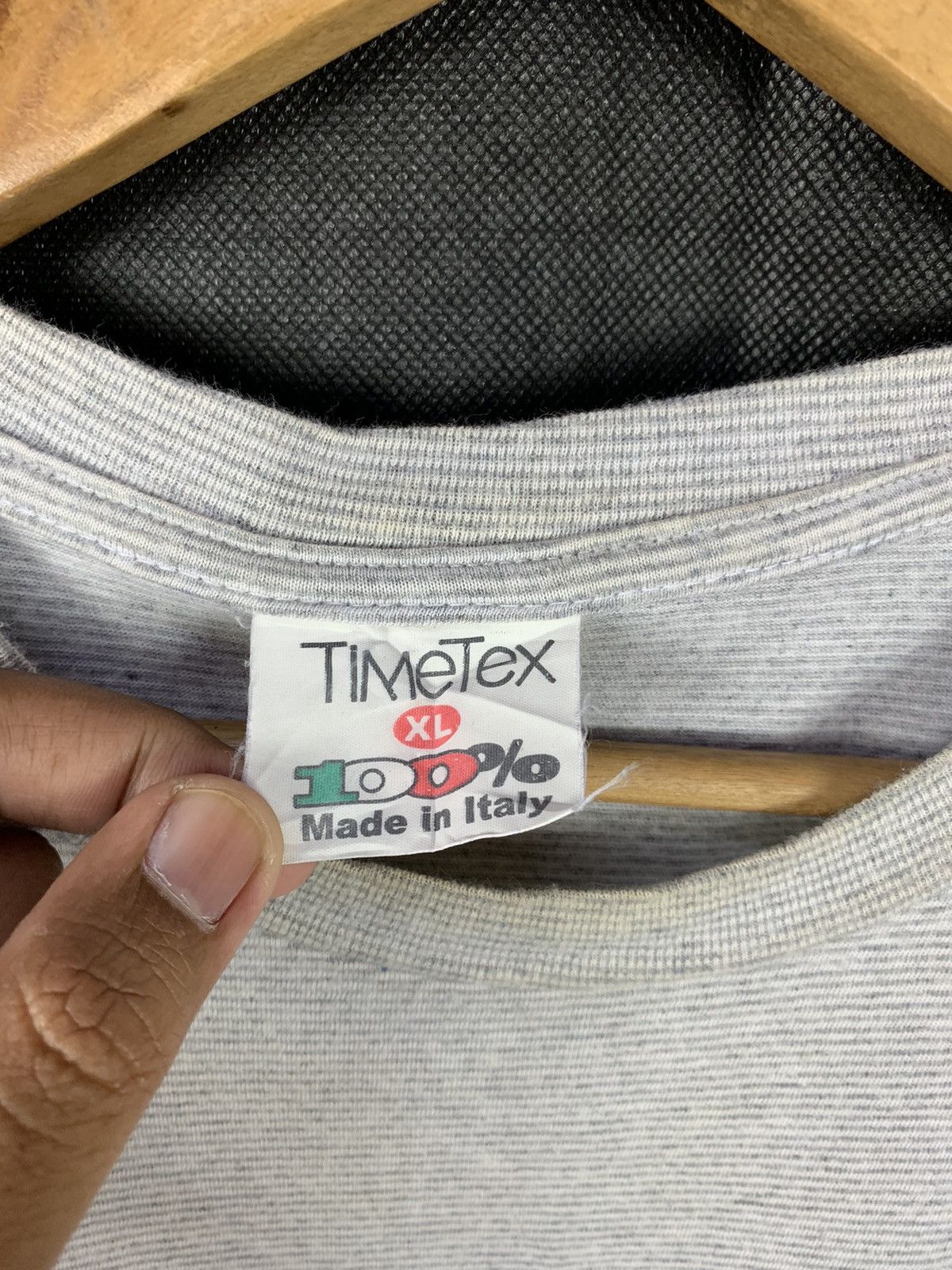 Other Steals! Pisa Italia Timetex Big Logo Spellout Tee Size US L / EU 52-54 / 3 - 5 Thumbnail