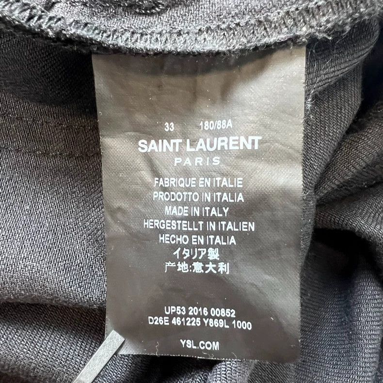 Saint Laurent Paris Saint Laurent Paris Saint Laurent Black Distressed Denim P Size US 32 / EU 48 - 8 Thumbnail
