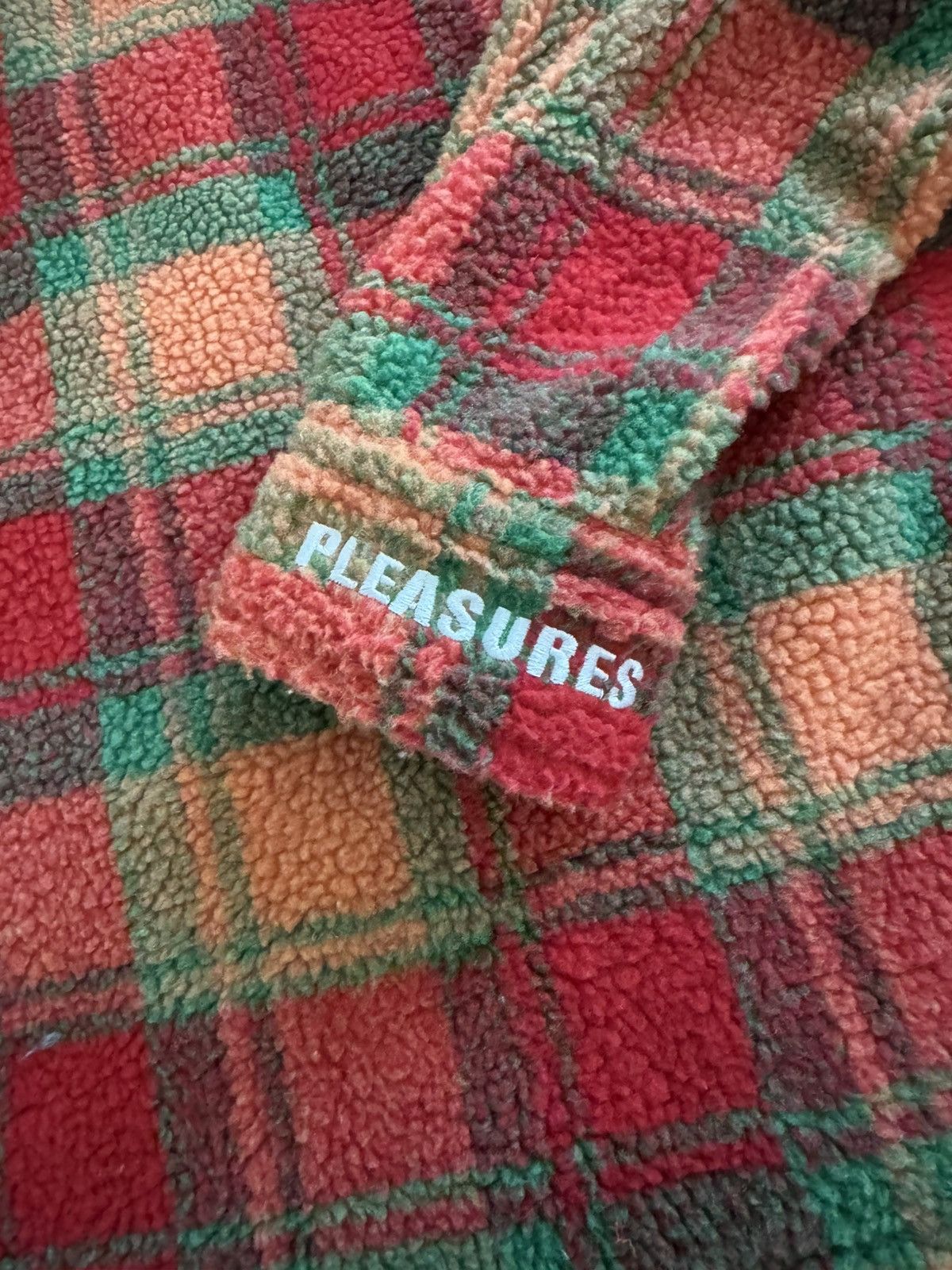 Pleasures PLEASURES Sherpa plaid zip jacket Size US XL / EU 56 / 4 - 6 Thumbnail