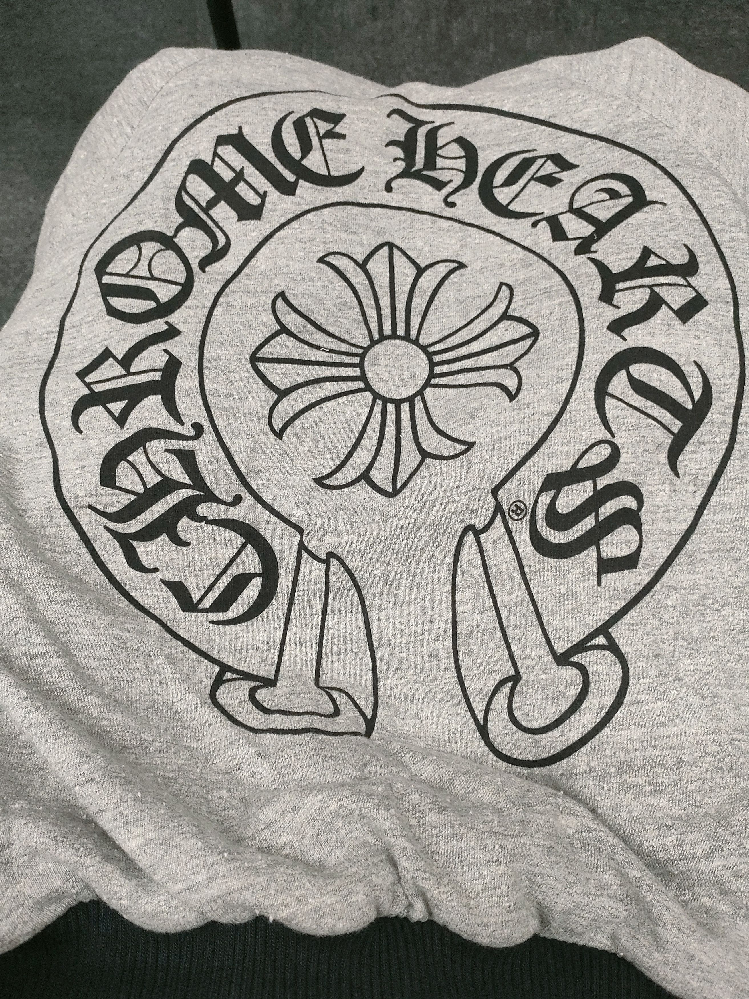 Chrome Hearts Chrome Hearts Tonal Monogram Horseshoe Logo Zip Up Hoodie Size US L / EU 52-54 / 3 - 17 Thumbnail