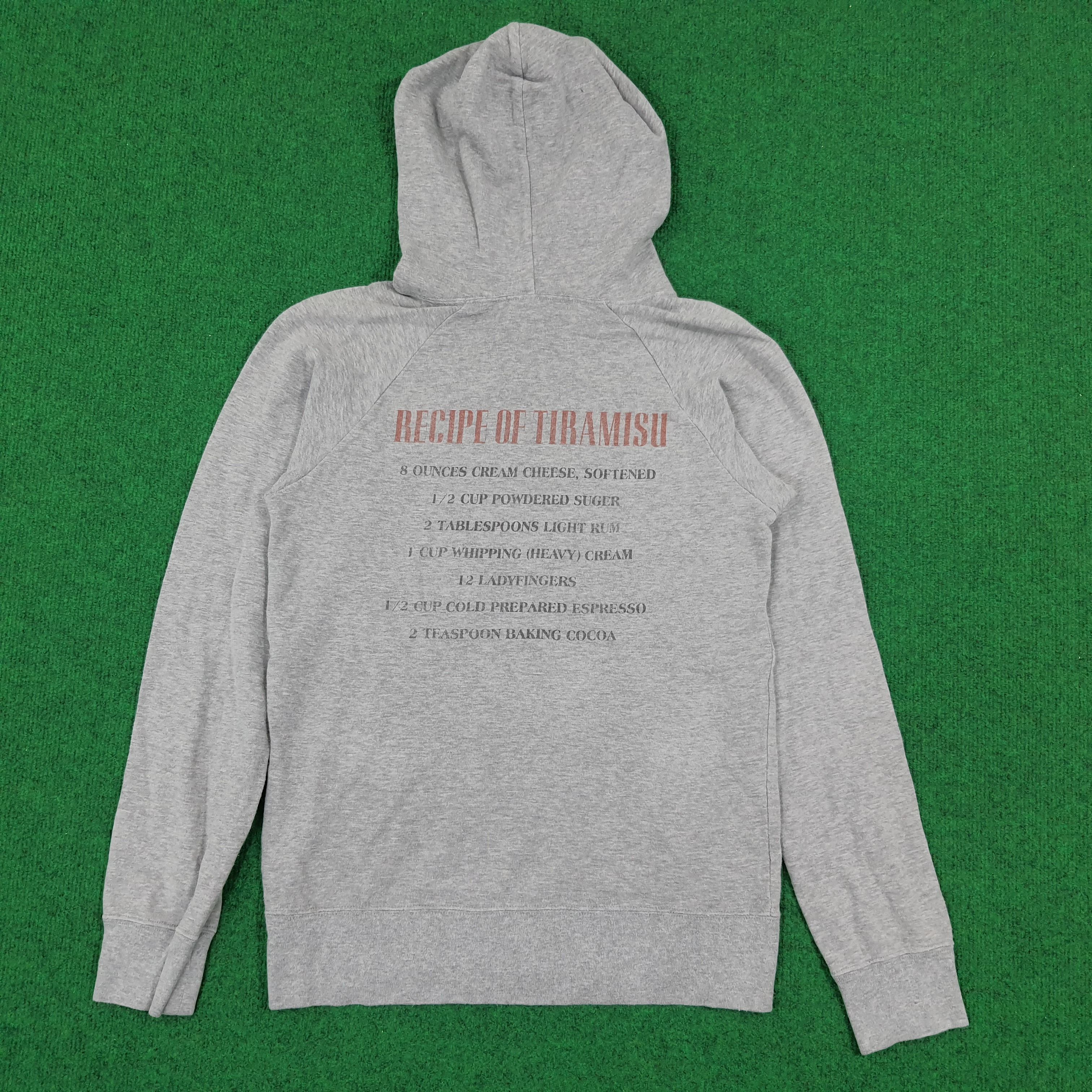 Hysteric Glamour × Japanese Brand × Vintage Vintage Hysteric Glamour Recipe of Tiramisu Japan Hoodie Size US XS / EU 42 / 0 - 3 Thumbnail