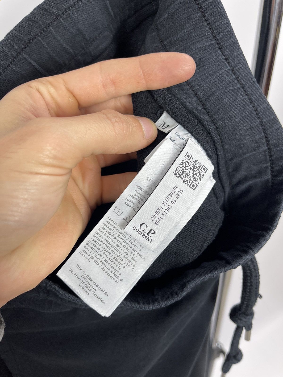 C.P. Company C.P. COMPANY Lens Cotton Track Pants Black Italy Size M Size US 34 / EU 50 - 6 Thumbnail