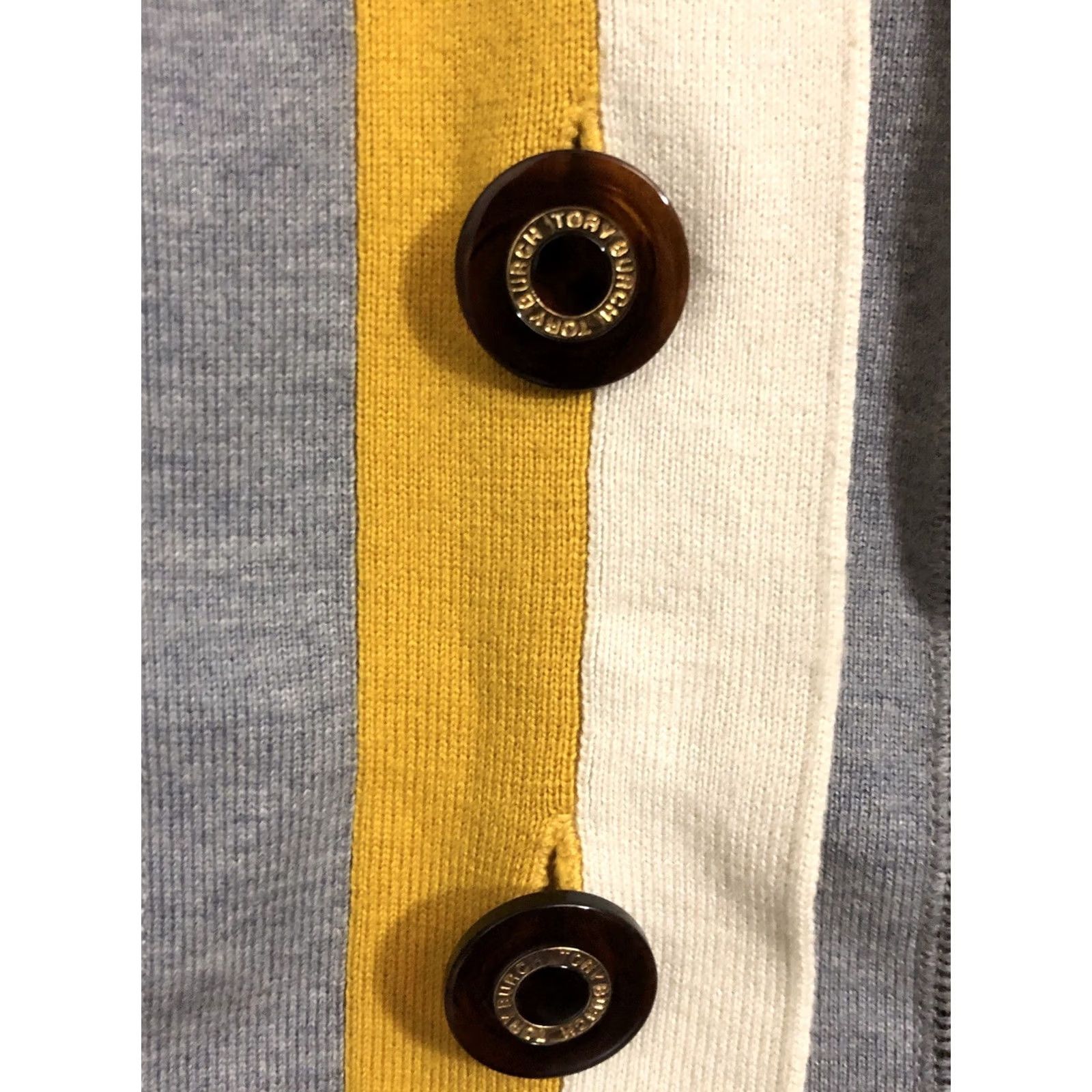 Tory Burch Tory Burch Womens Knit Sweater Button Cardigan Wool Size Medium - Brown Size M / US 6-8 / IT 42-44 - 4 Thumbnail