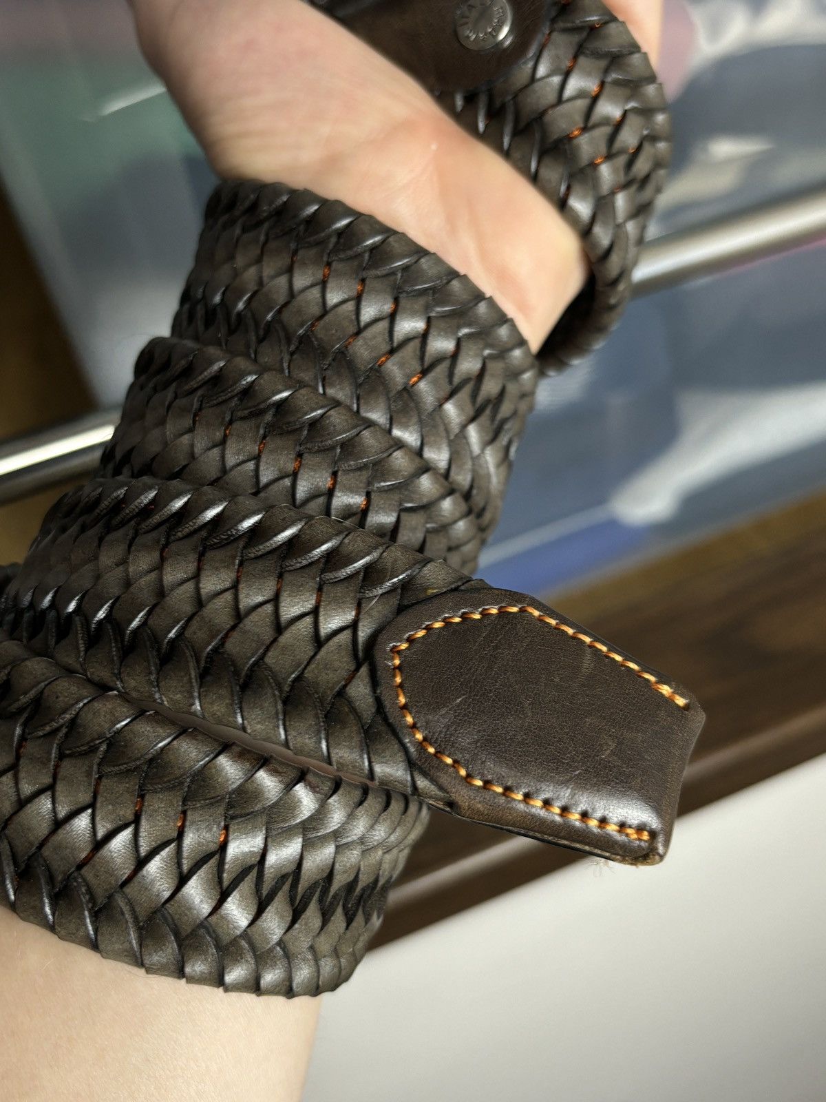 Japanese Brand Snake Scale Vintage Belt Size ONE SIZE - 2 Thumbnail
