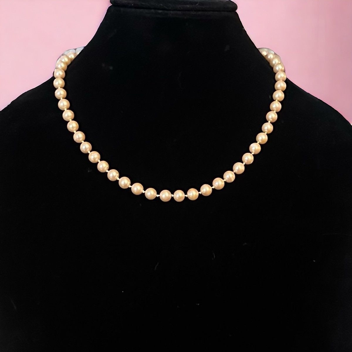 Vintage Vintage faux pearl necklace Size ONE SIZE - 1 Thumbnail