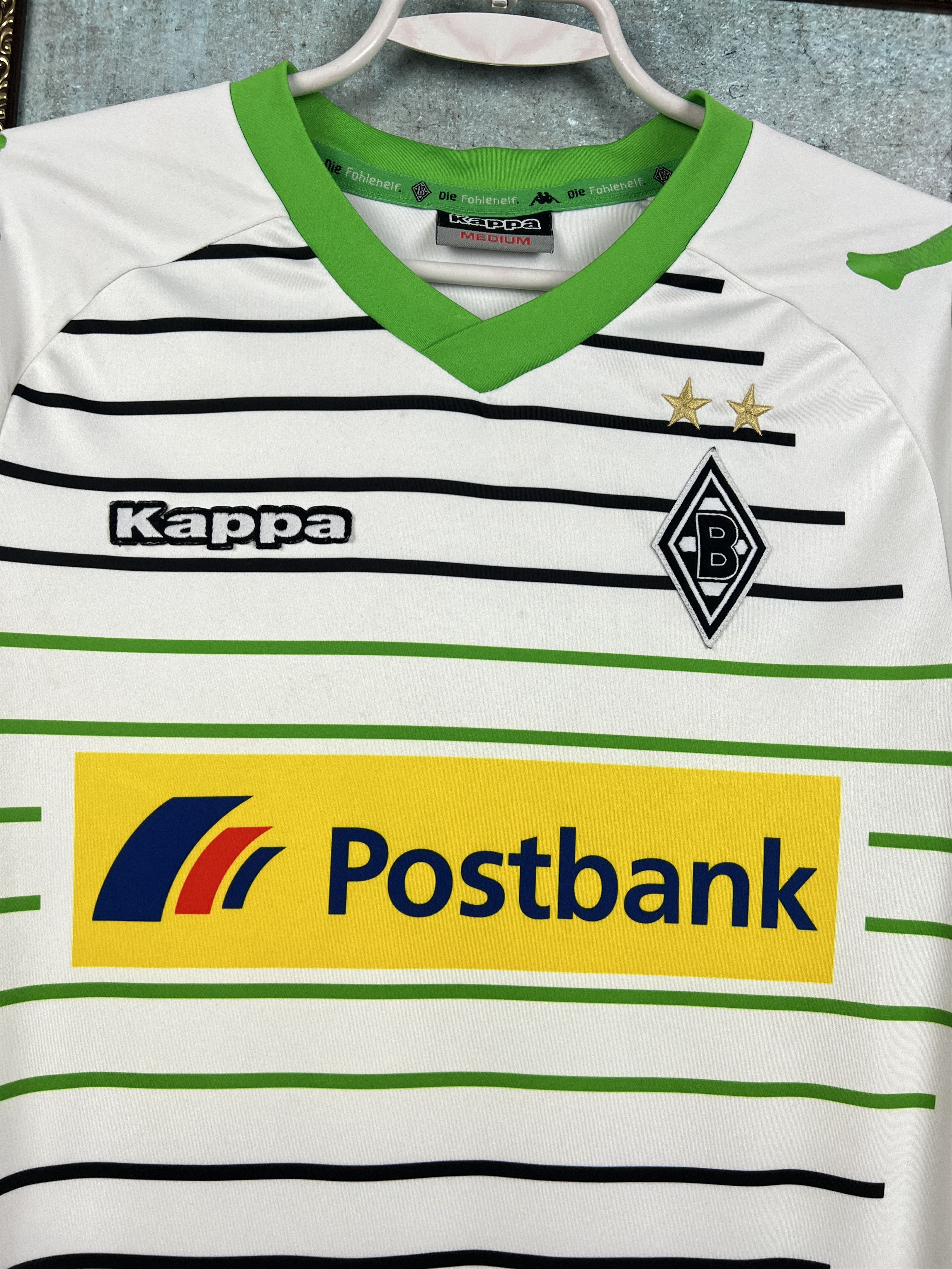 Kappa Monchengladbach Home football shirt Soccer Jersey Trikot Size US M / EU 48-50 / 2 - 3 Thumbnail