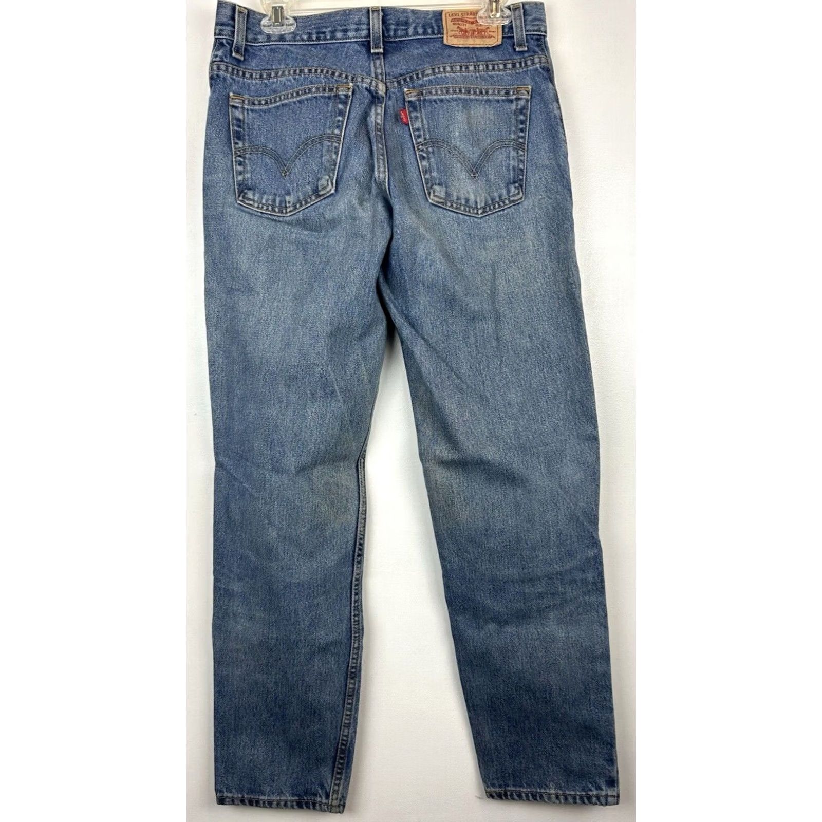 Levi's VINTAGE Levi's 550 Jeans Womens 12 31X30 Blue Relaxed Fit Tapered Denim Y2K Size 34" / US 12 / IT 48 - 2 Thumbnail