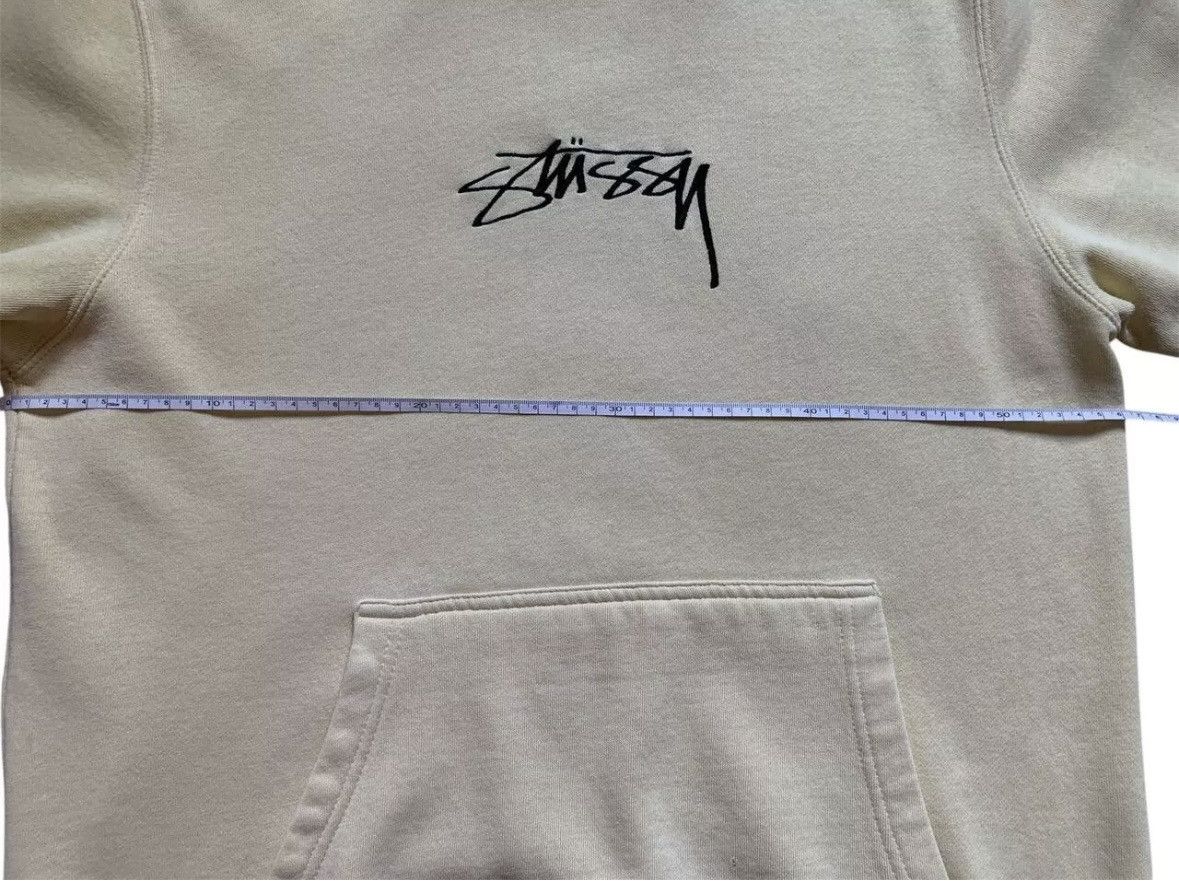 Japanese Brand × Vintage Vintage 90s Hoodie Stussy made in the USA size Medium Size US M / EU 48-50 / 2 - 10 Thumbnail
