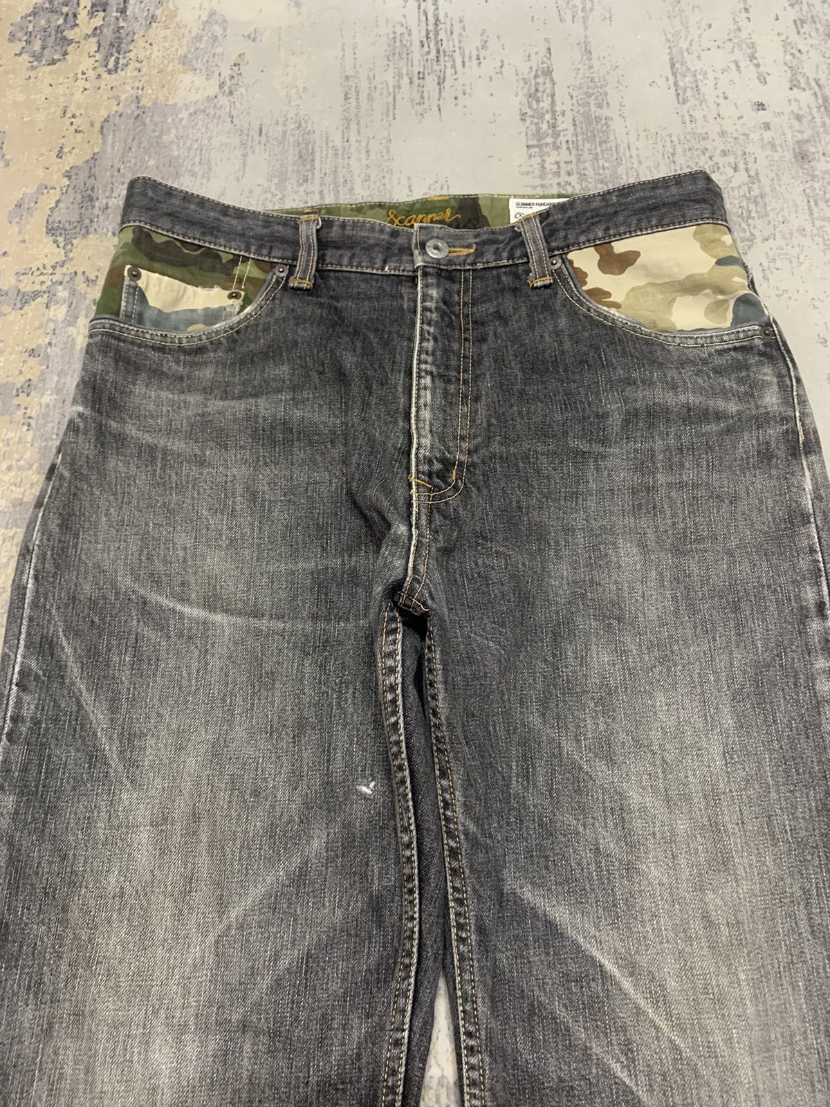 FDMTL JAPAN Fundamental Faded Baggy Jeans Size US 34 / EU 50 - 5 Thumbnail