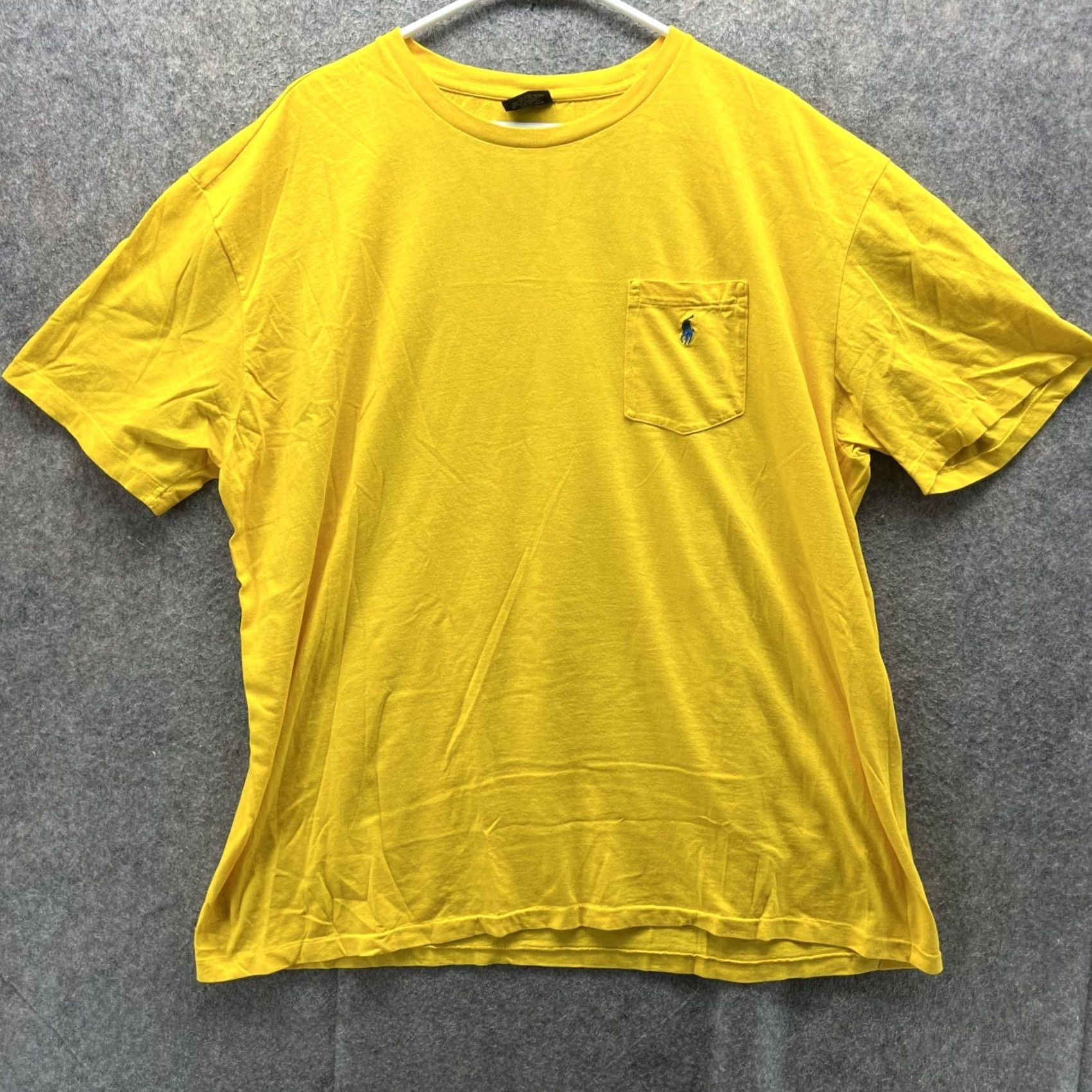 Ralph Lauren Ralph Lauren Shirt Men XL Yellow Casual Pocket Tee Crewneck XL Mens Size US XL / EU 56 / 4 - 2 Thumbnail