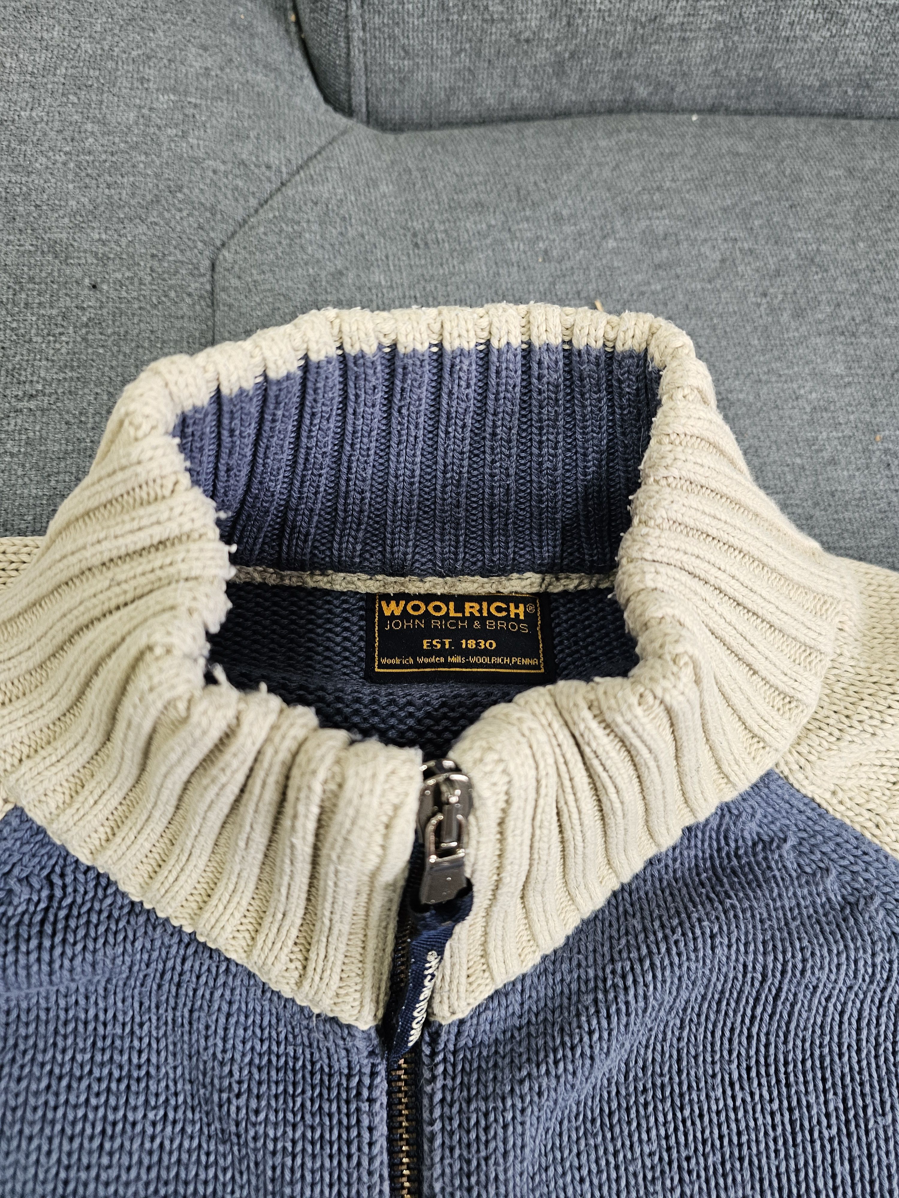 Woolrich Woolen Mills Woolrich Vintage Full Zip Sweater Cardigan Size US XXL / EU 58 / 5 - 4 Thumbnail